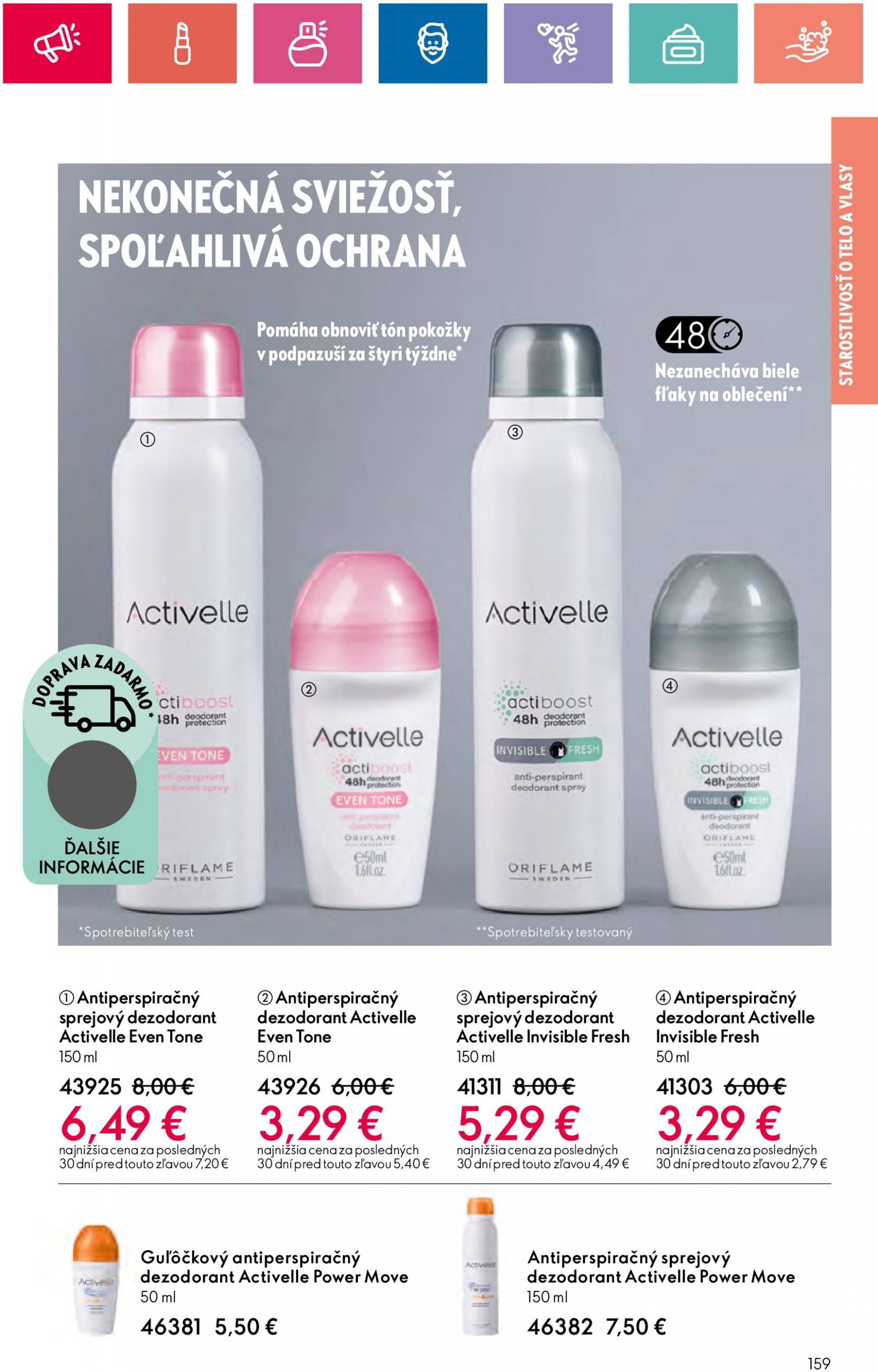 ORIFLAME leták platný od 10.09. - 30.09. 159