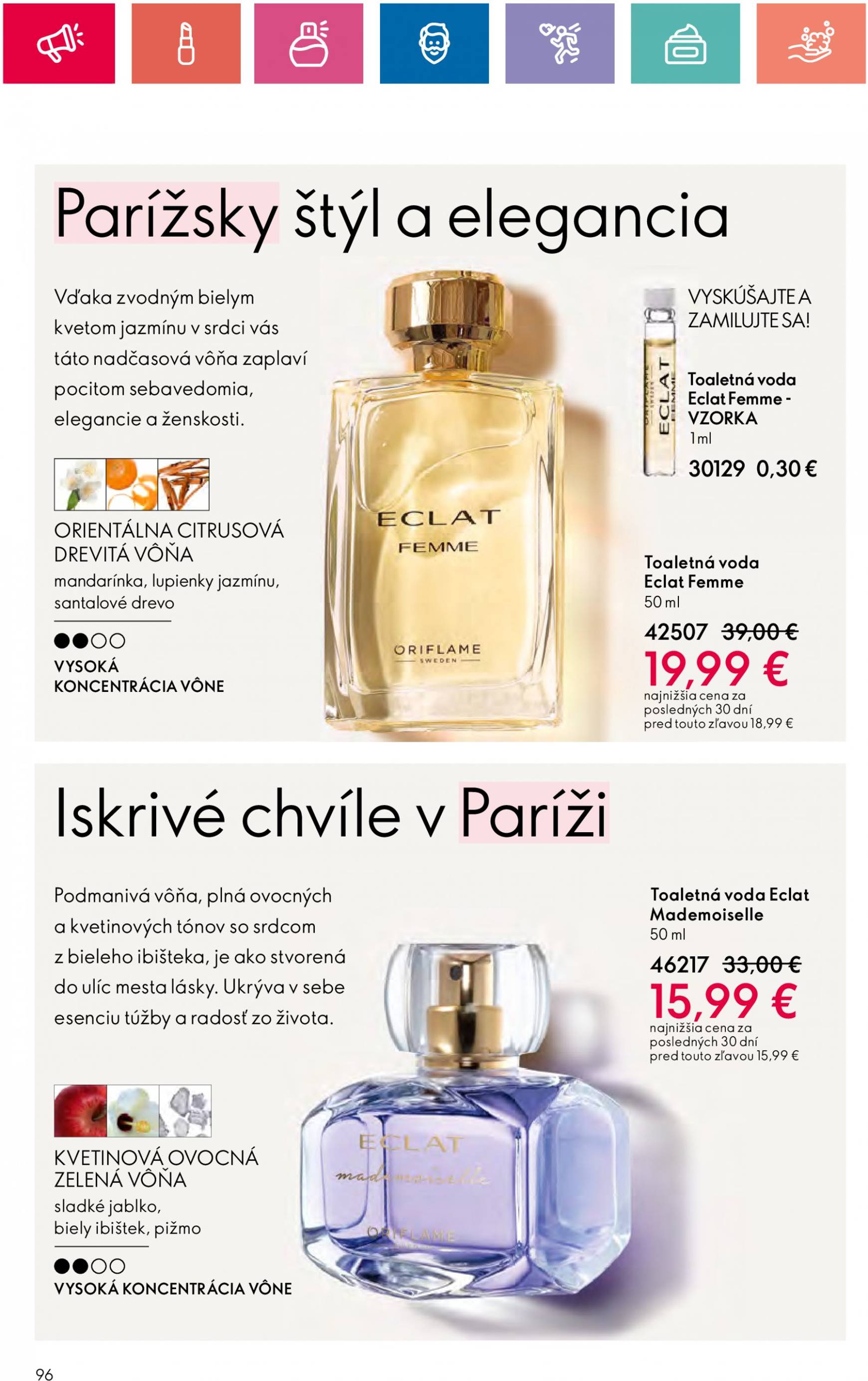 ORIFLAME leták platný od 10.09. - 30.09. 96