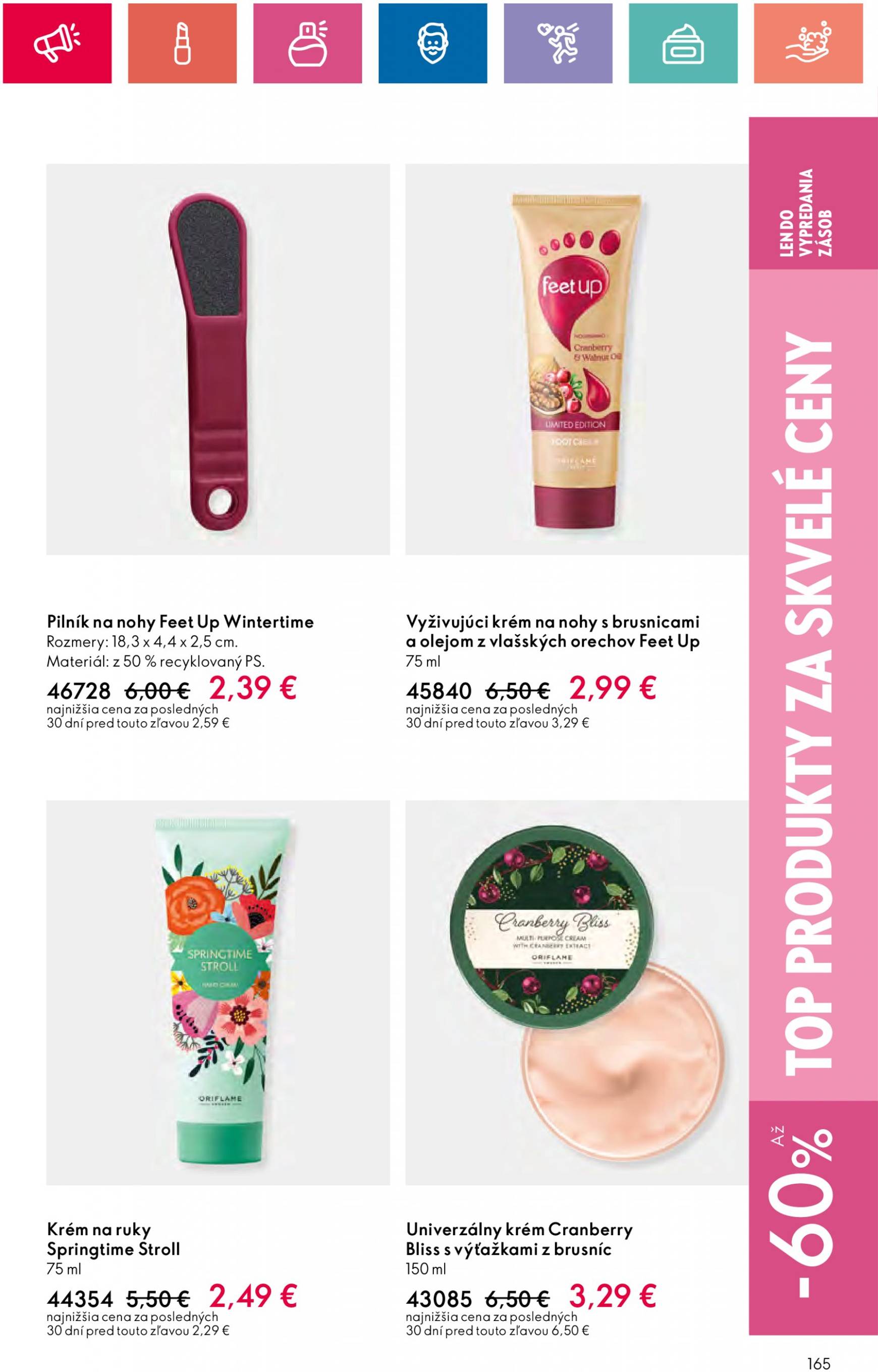 ORIFLAME leták platný od 10.09. - 30.09. 165