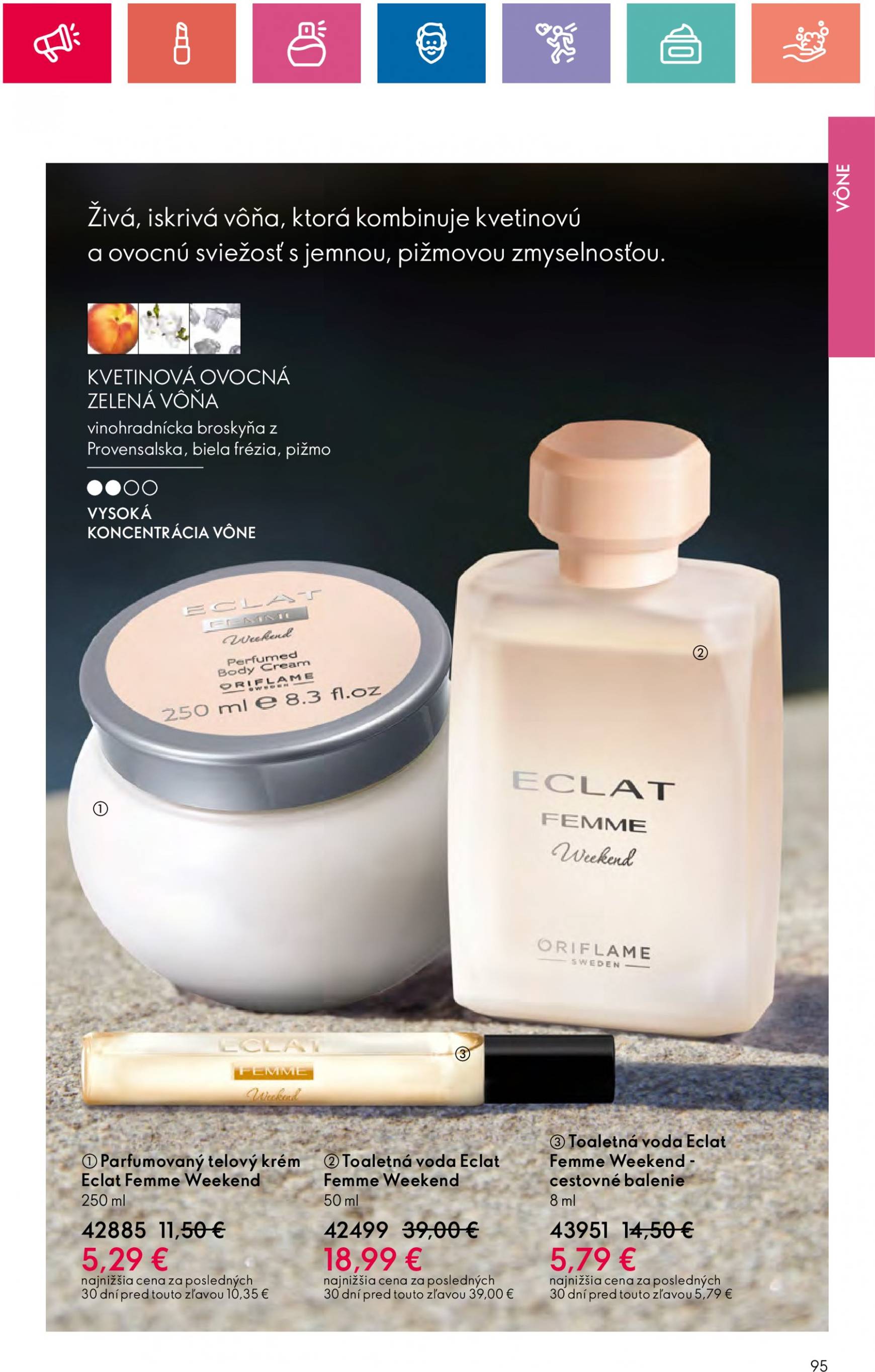 ORIFLAME leták platný od 10.09. - 30.09. 95