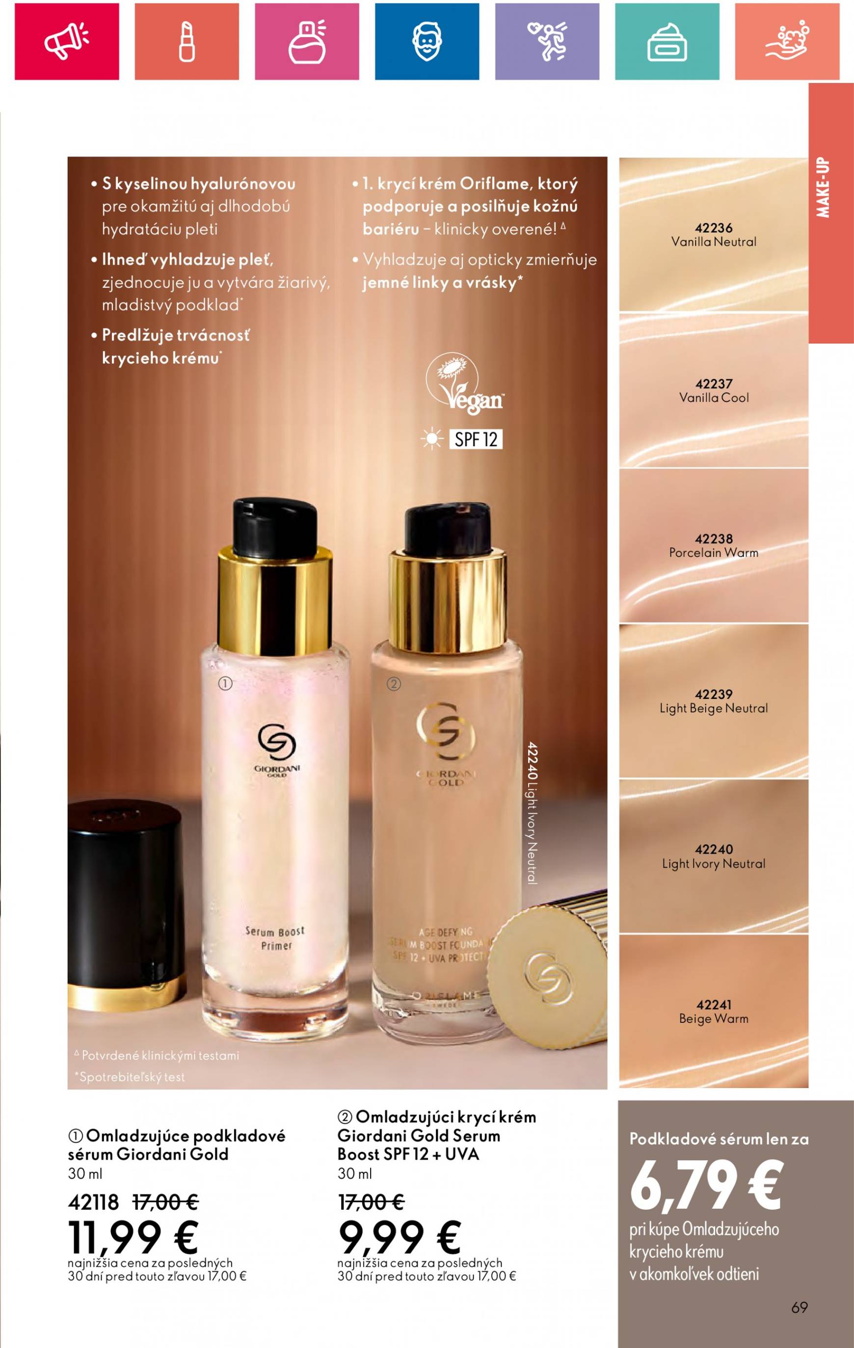 ORIFLAME leták platný od 10.09. - 30.09. 69