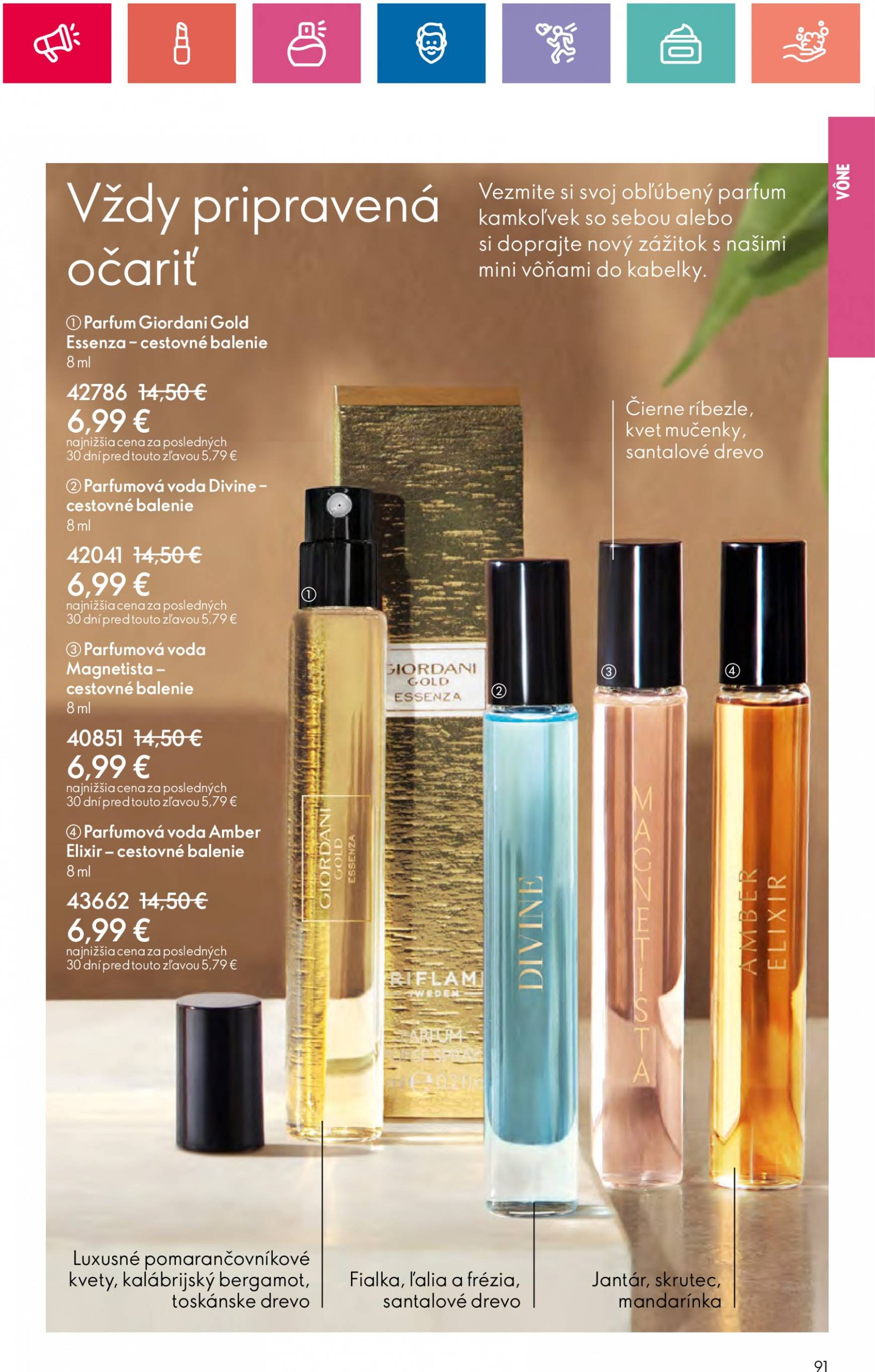 ORIFLAME leták platný od 10.09. - 30.09. 91