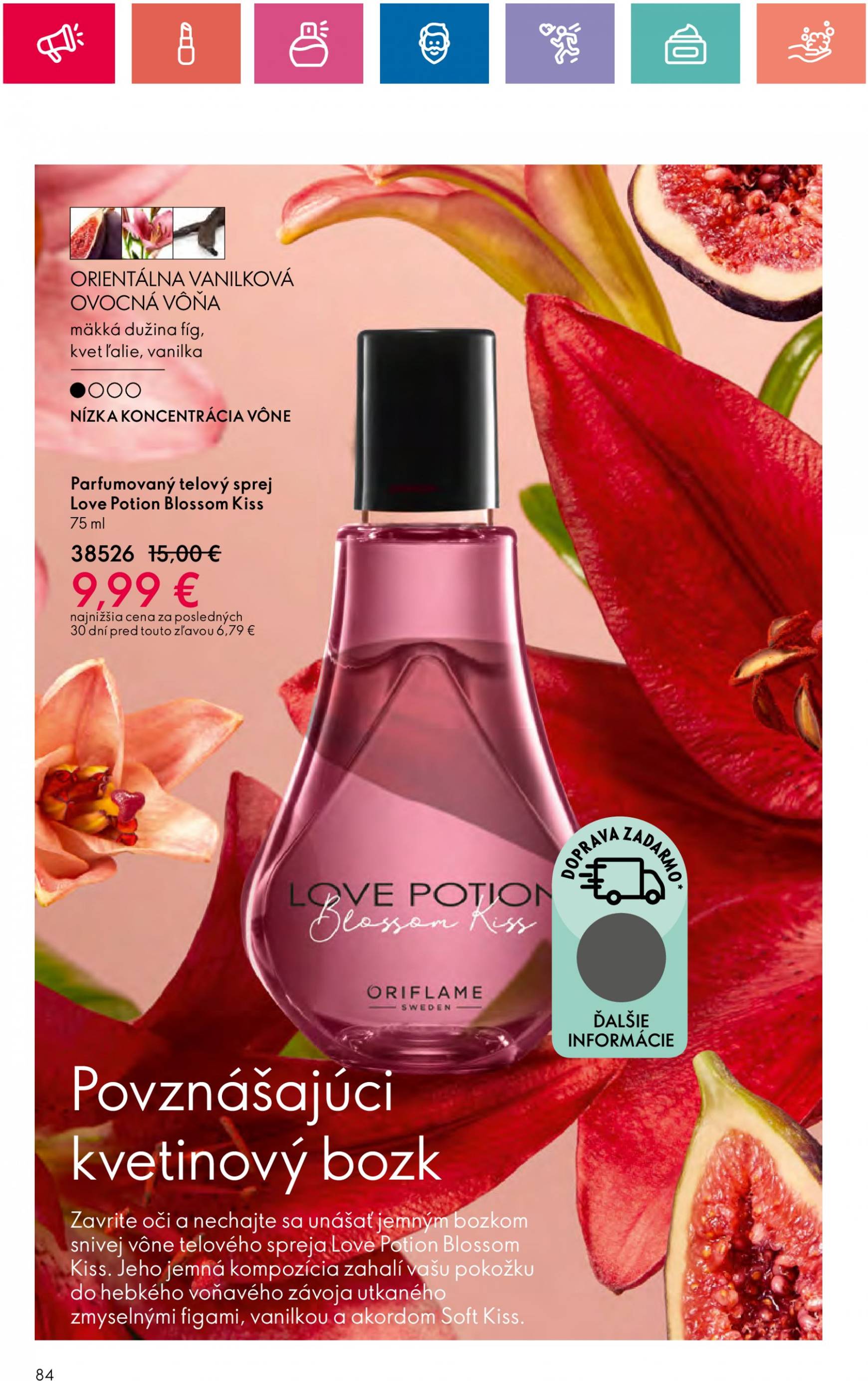 ORIFLAME leták platný od 10.09. - 30.09. 84