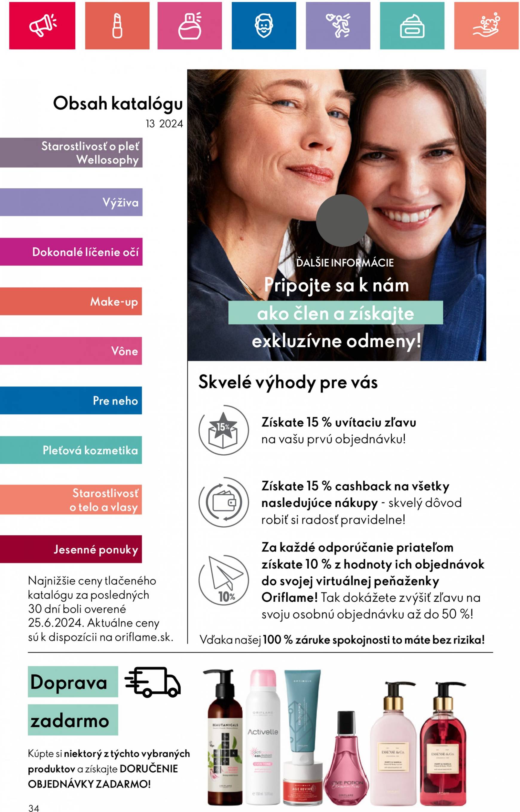 ORIFLAME leták platný od 10.09. - 30.09. 34