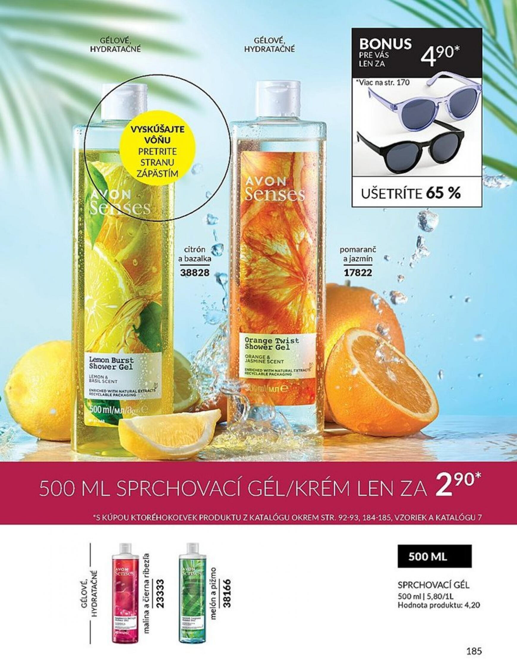 Avon leták platný od 01.06. - 30.06. 185