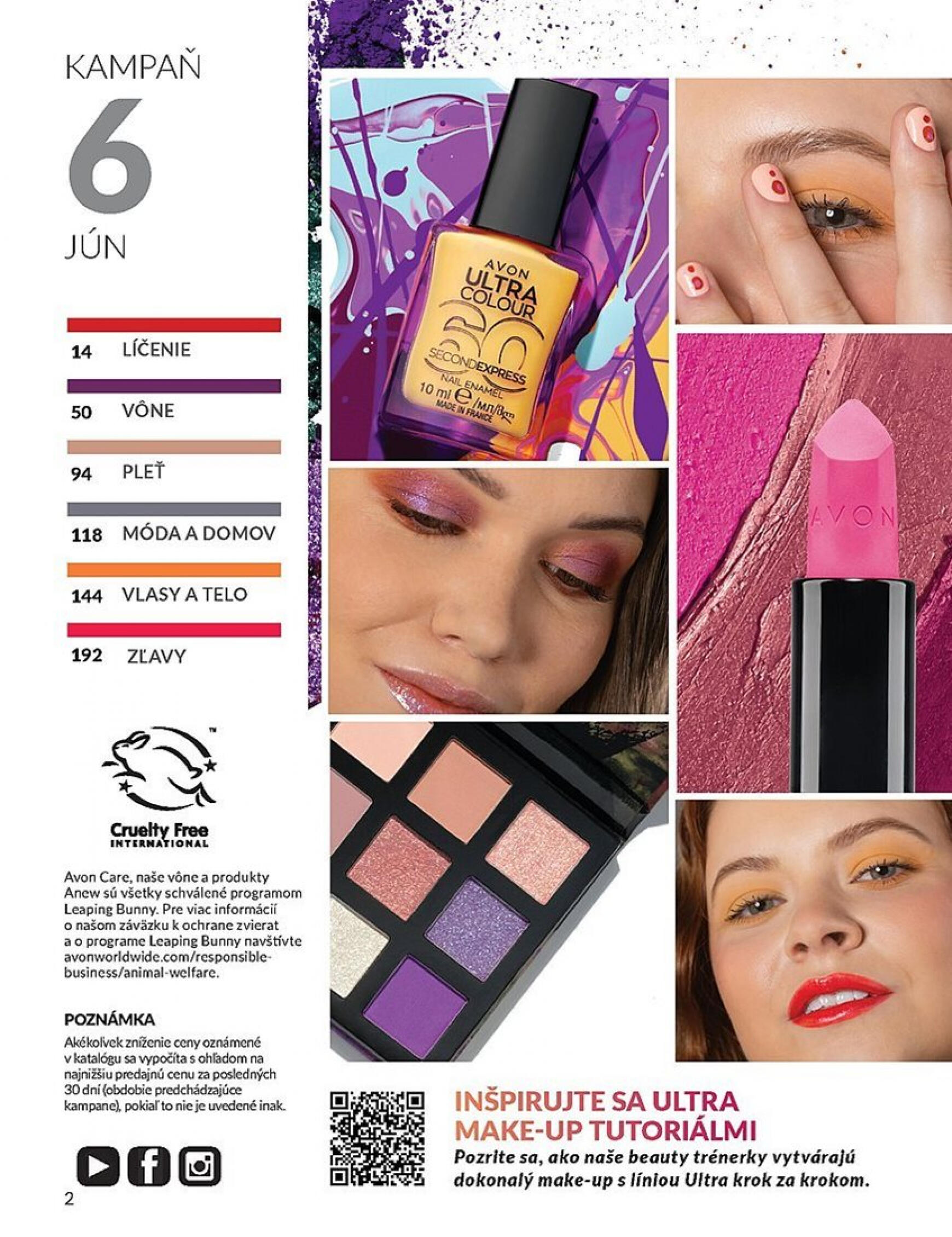 Avon leták platný od 01.06. - 30.06. 2