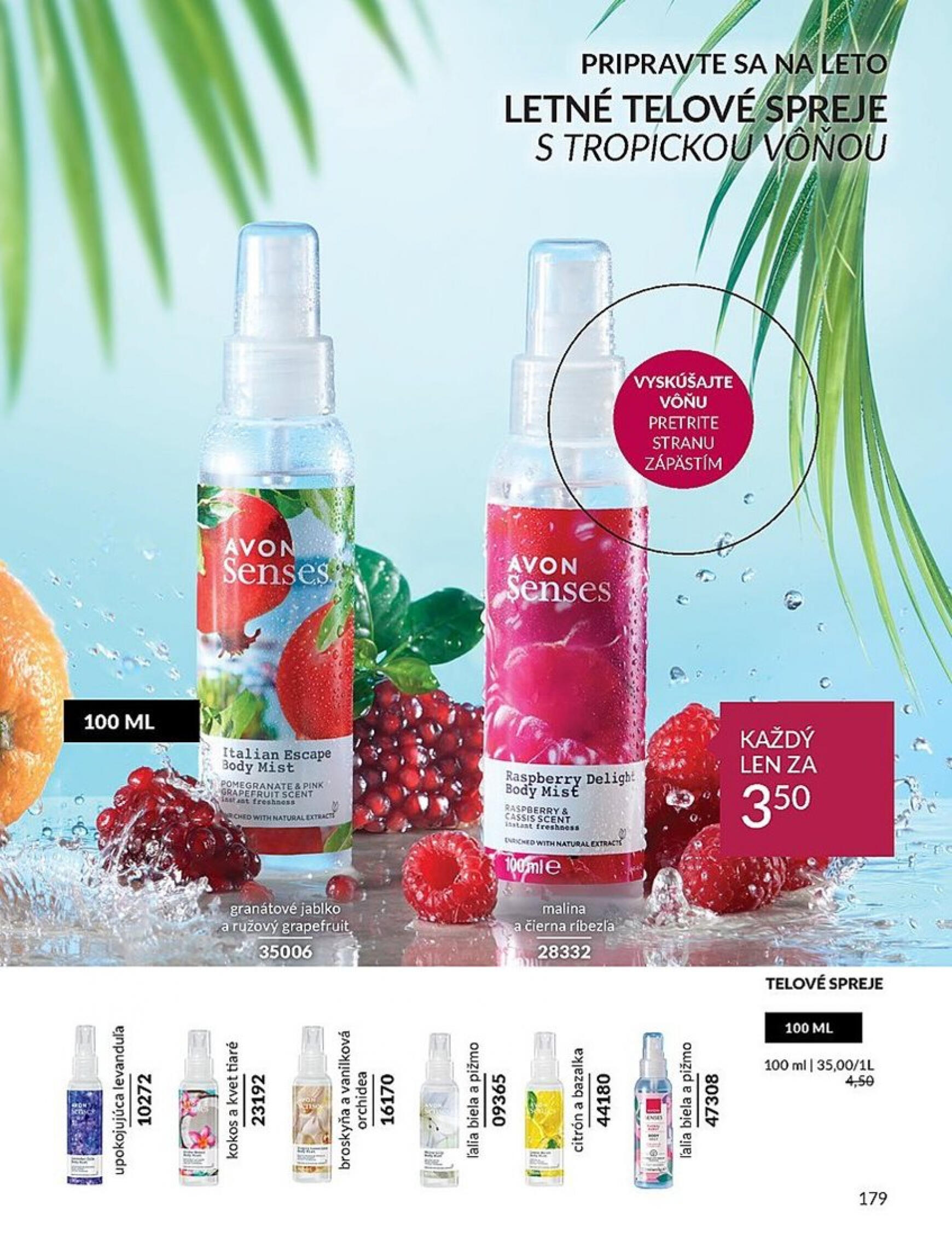 Avon leták platný od 01.06. - 30.06. 179