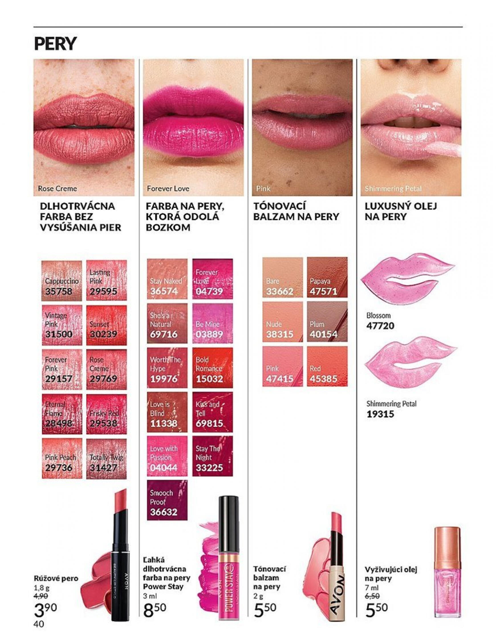 Avon leták platný od 01.06. - 30.06. 40