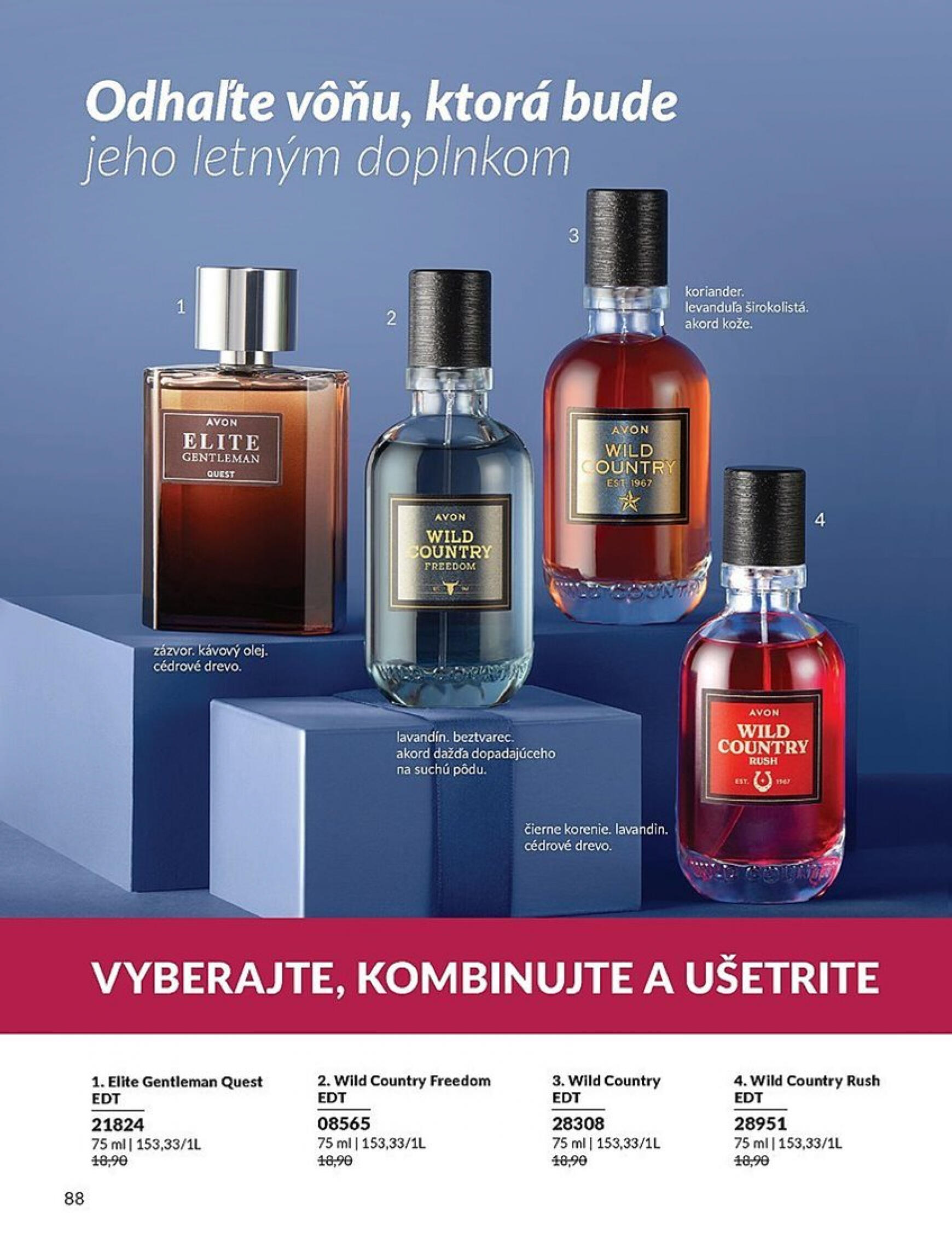 Avon leták platný od 01.06. - 30.06. 88