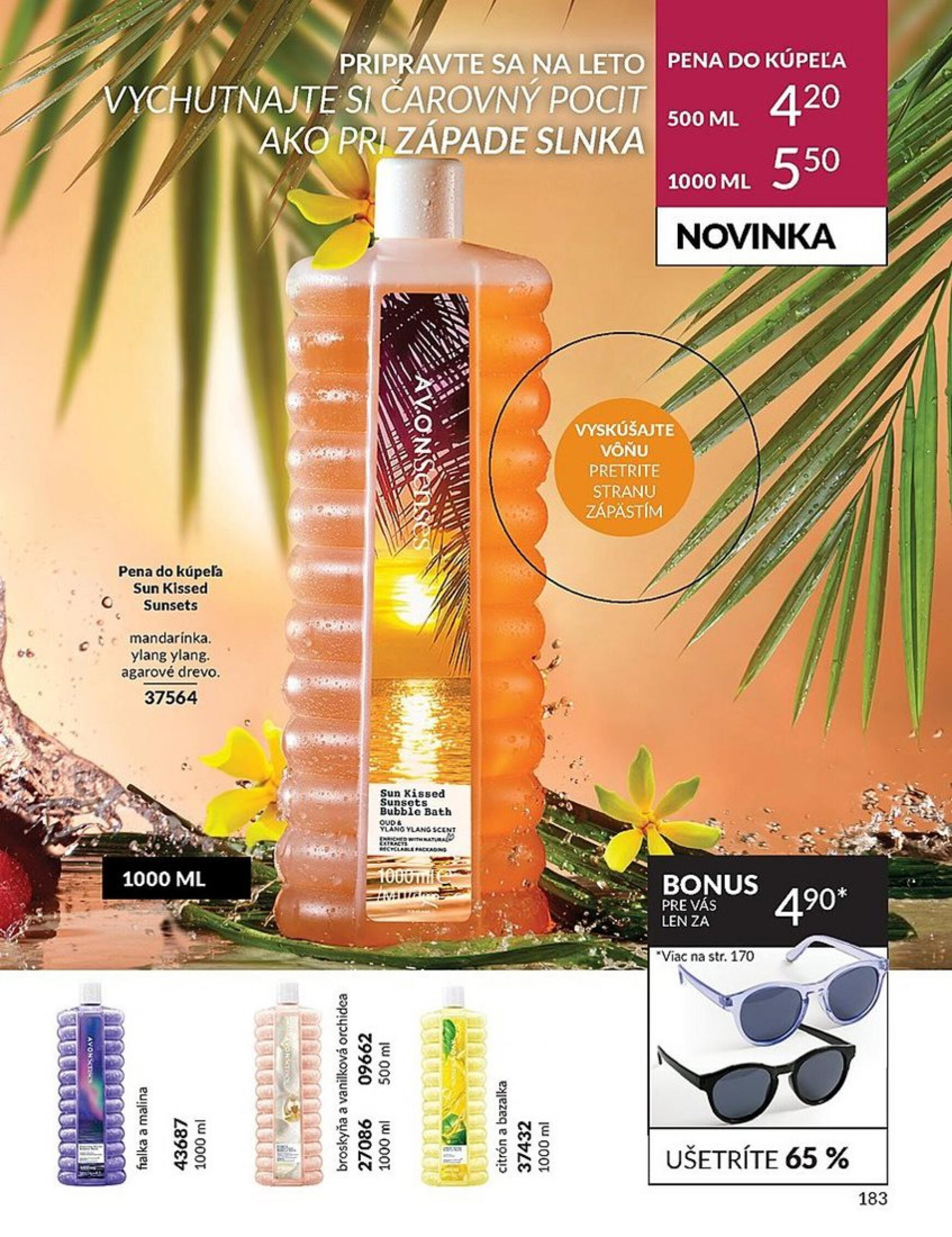 Avon leták platný od 01.06. - 30.06. 183