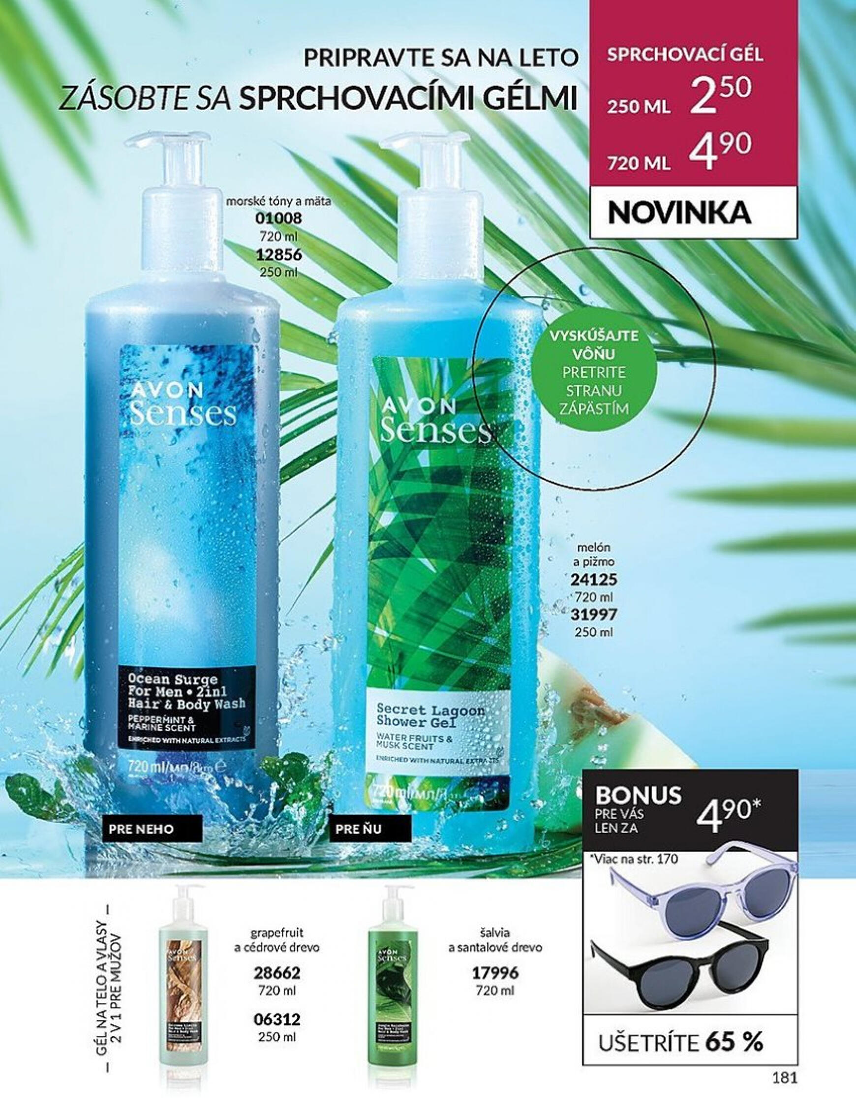 Avon leták platný od 01.06. - 30.06. 181