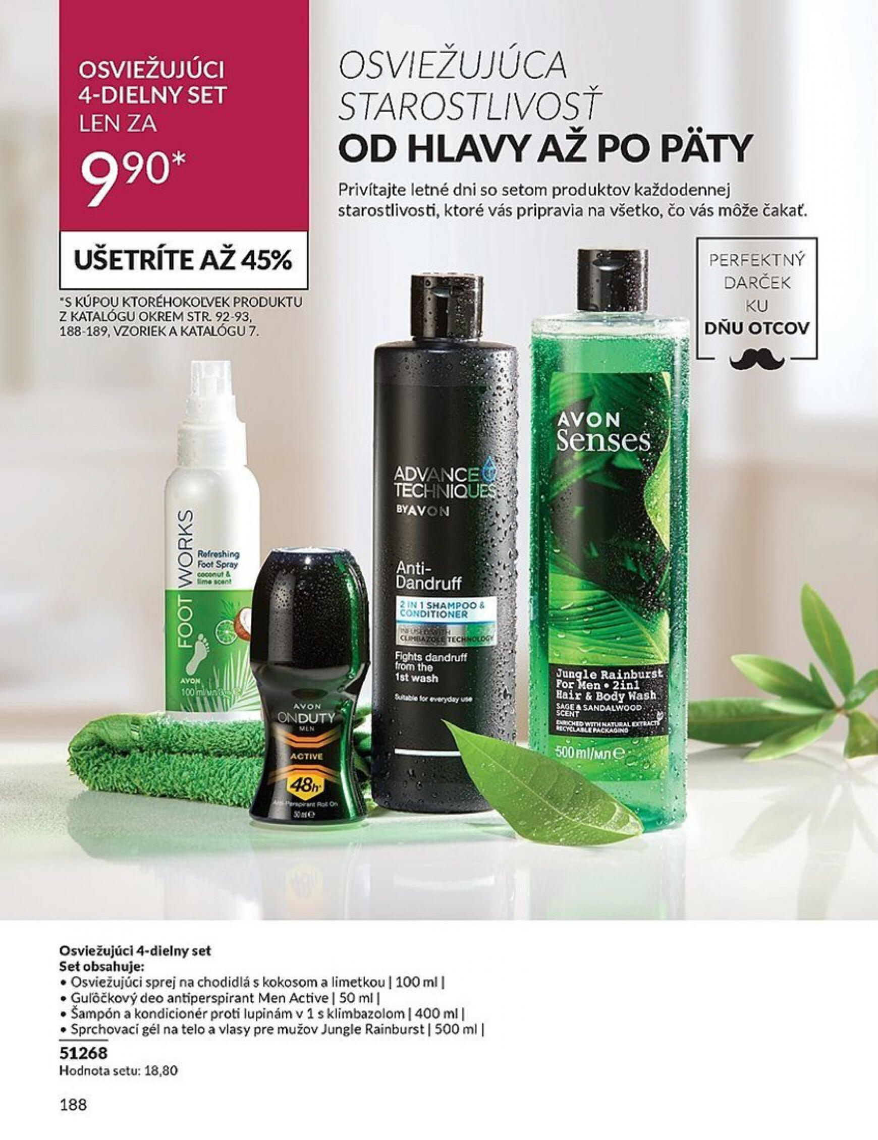 Avon leták platný od 01.06. - 30.06. 188