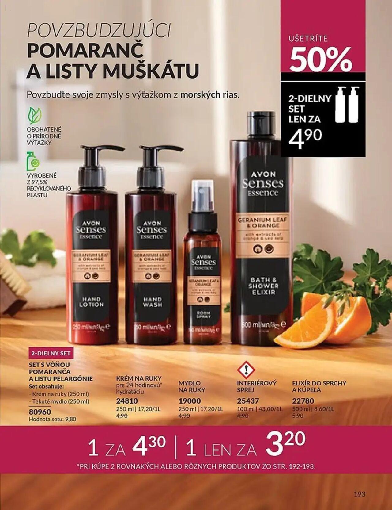 Katalóg AVON 9 2024 » Aktuálny leták online 01.09.2024 - 30.09.2024 192