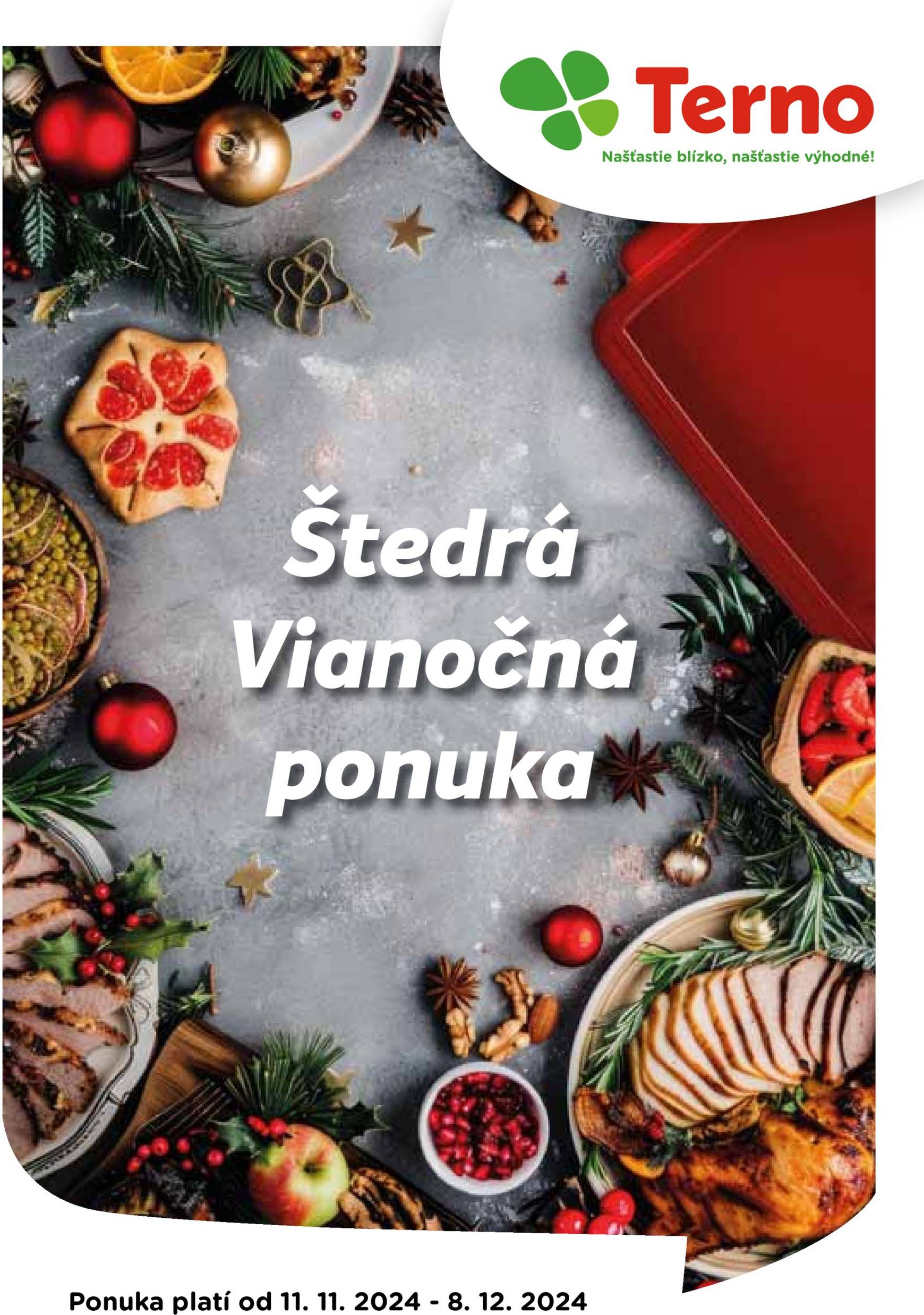 Terno - Vianočná ponuka leták platný od 11.11. - 08.12.