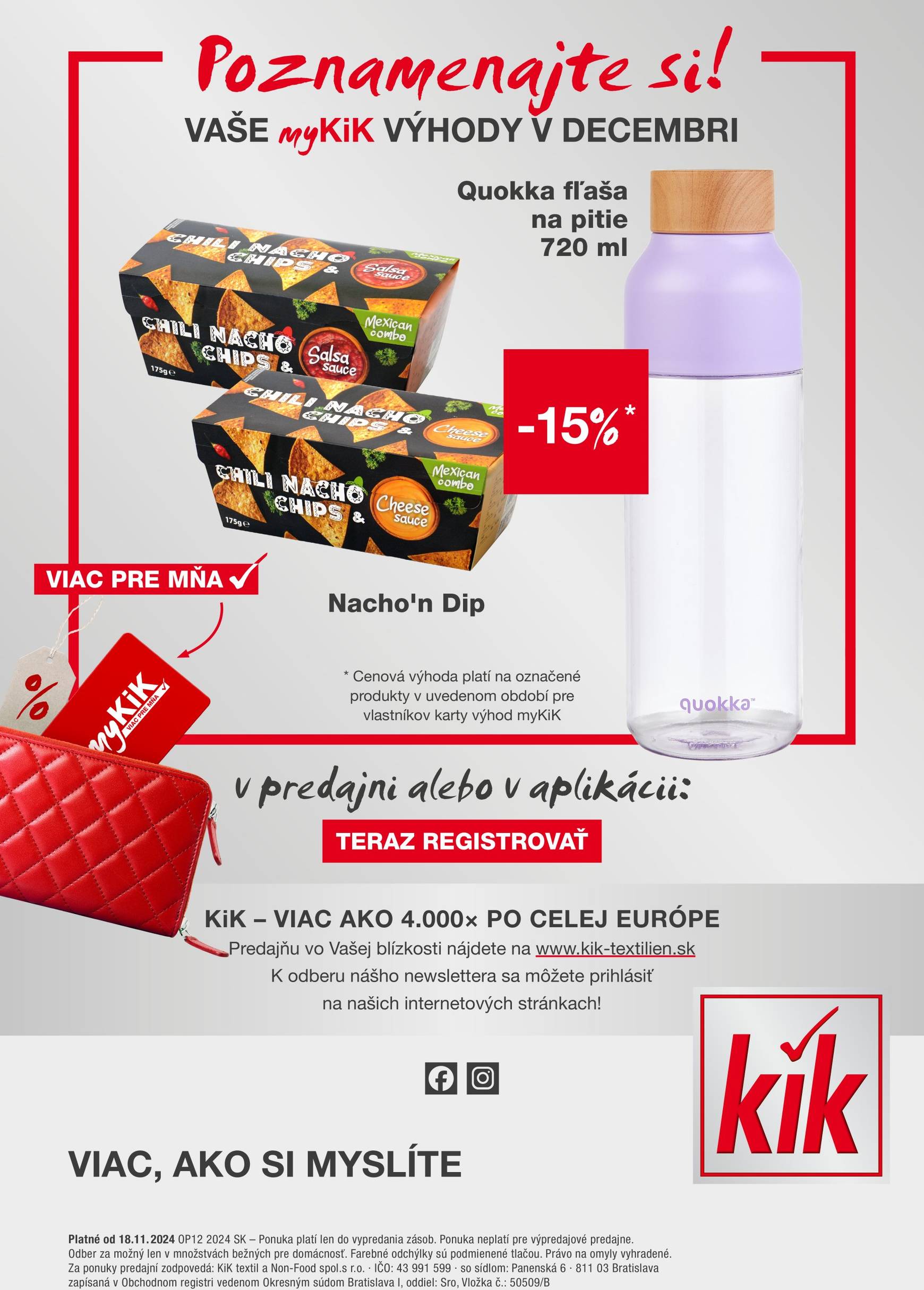 KiK - Black Friday leták platný od 18.11. - 01.12. 20