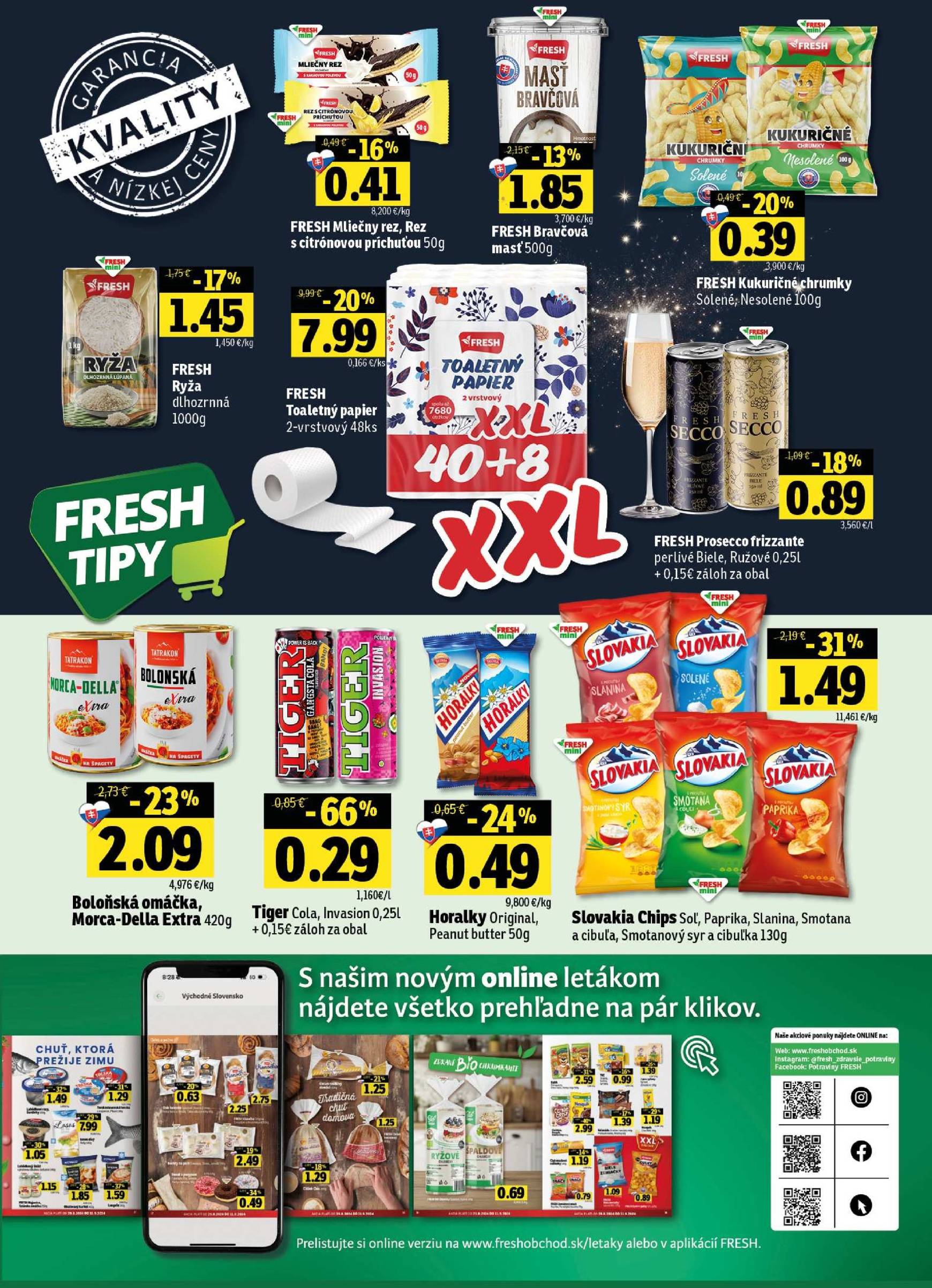 Fresh - Stredné a západné Slovensko leták platný od 07.11. - 20.11. 23