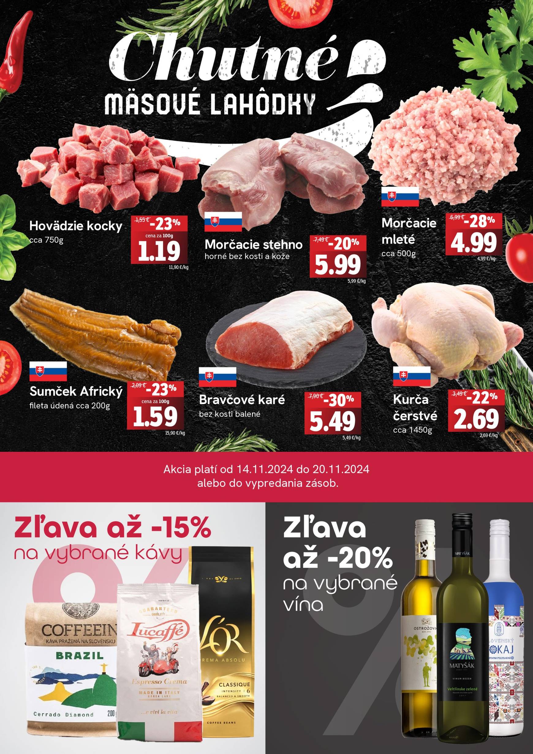 Fresh Plus leták platný od 14.11. - 24.11. 2