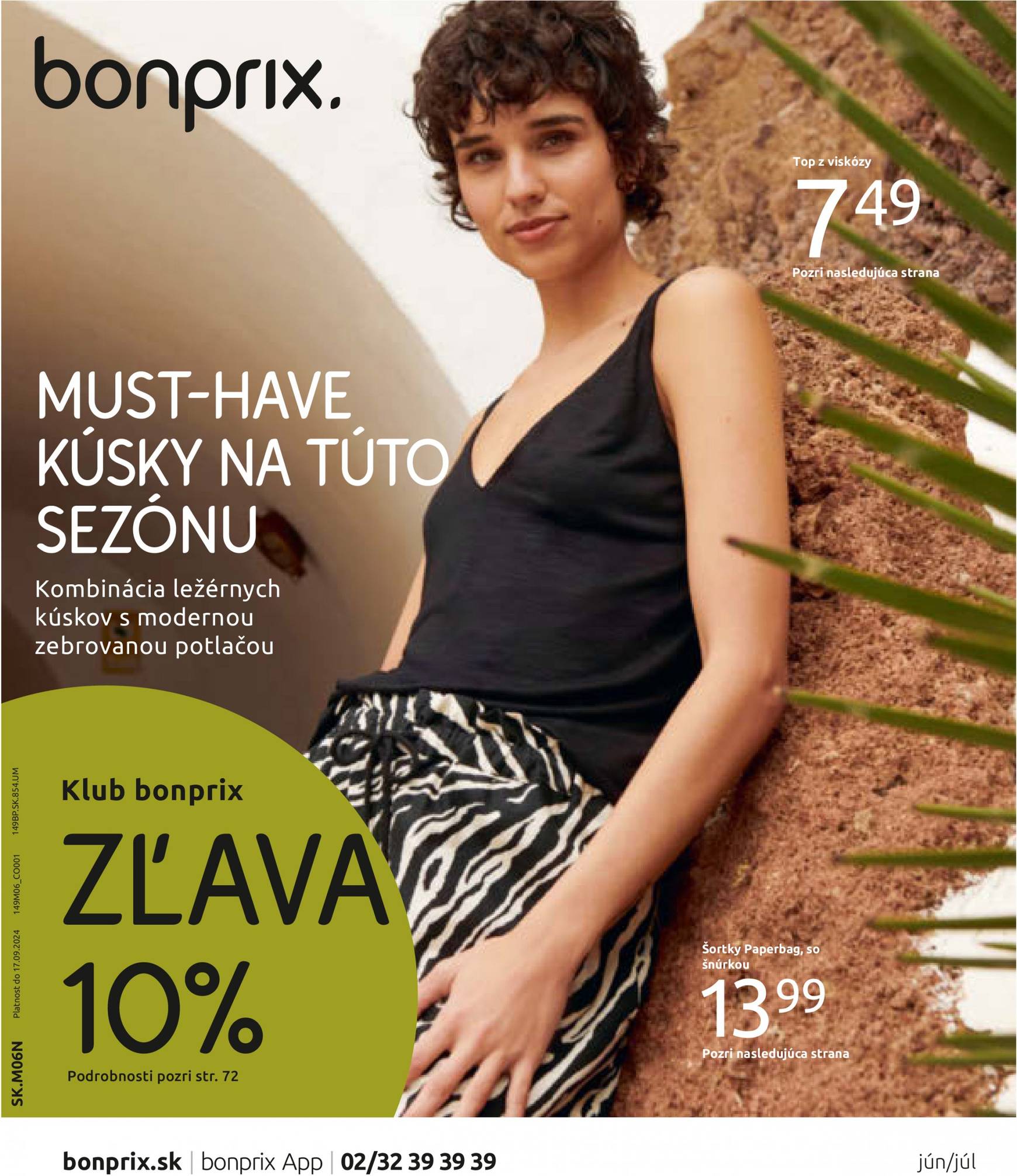 Bonprix - Inšpirácia outfitov leták platný od 01.06. - 17.09.