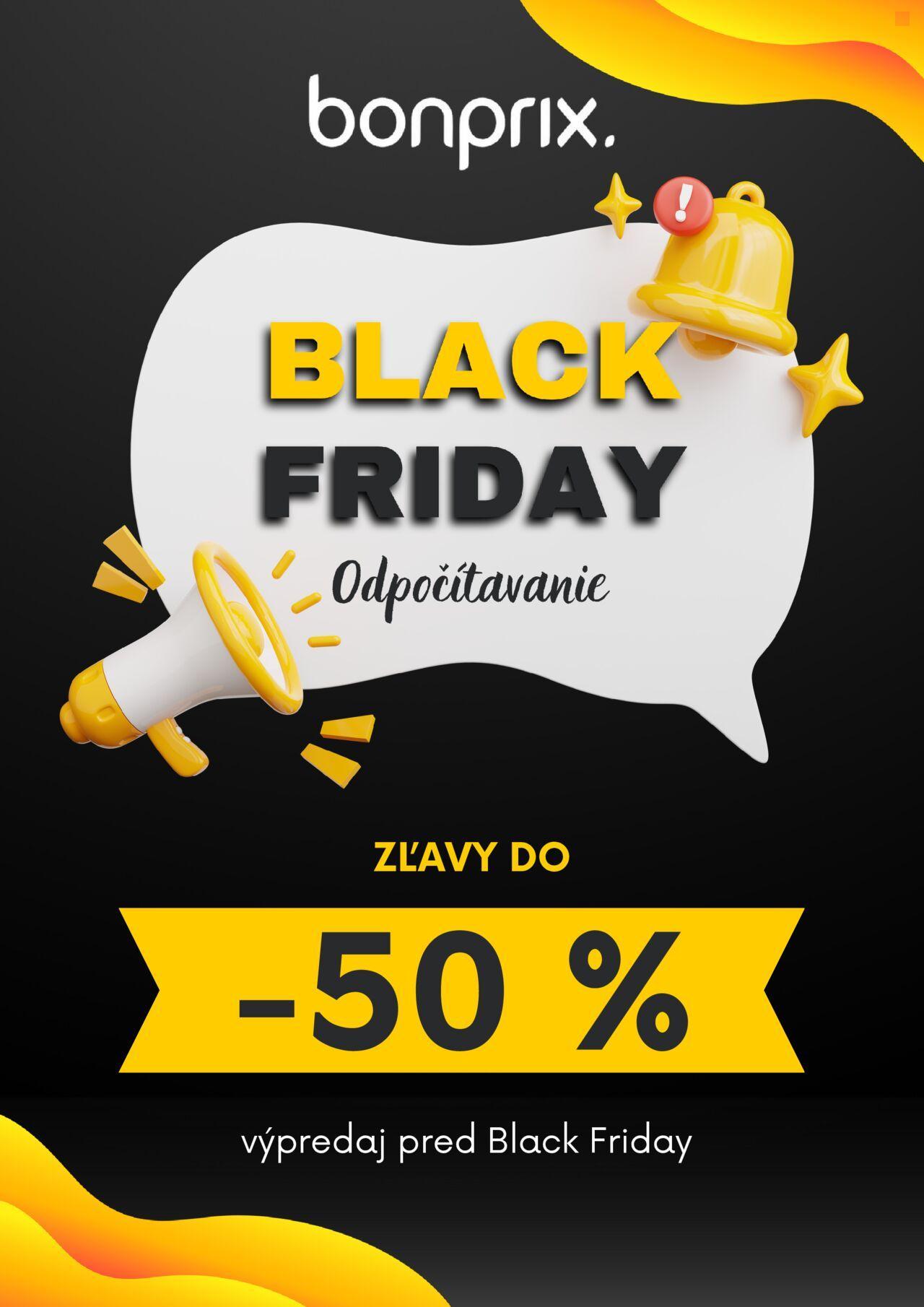 Bonprix Black Friday leták od pondelka 28.10.2024