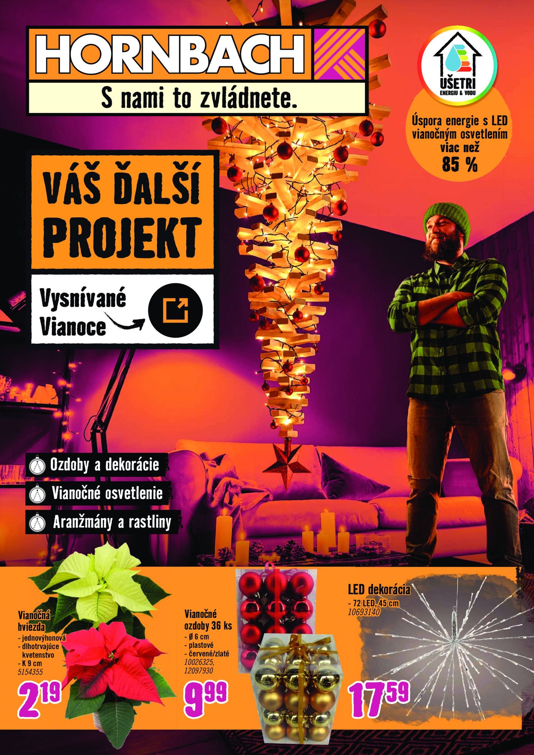 HORNBACH - Vysnívané Vianoce leták platný od 30.10. - 13.11.