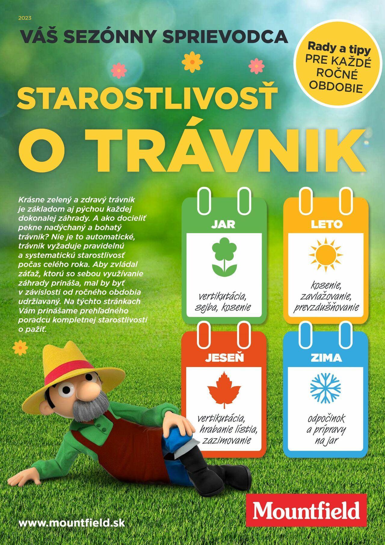 Mountfield Starostlivosť o trávnik od utorka 11.04.2023