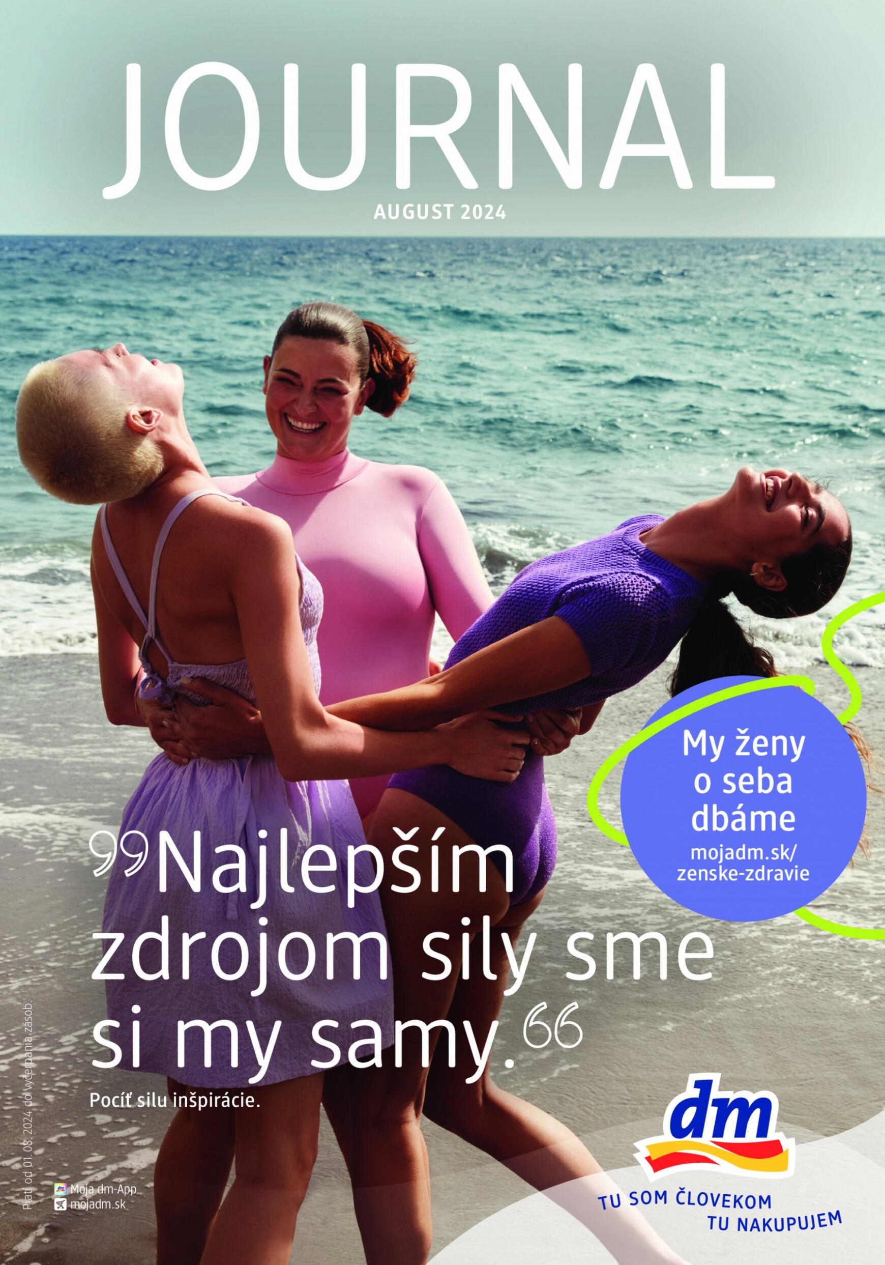 dm drogerie - Journal a active beauty leták platný od 01.08. - 31.08.