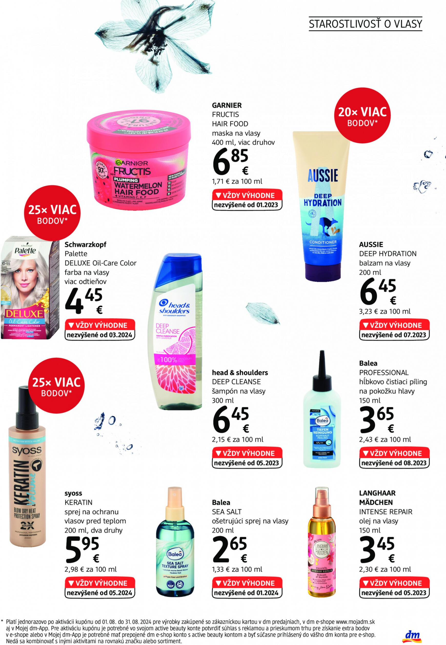 dm drogerie - Journal a active beauty leták platný od 01.08. - 31.08. 21