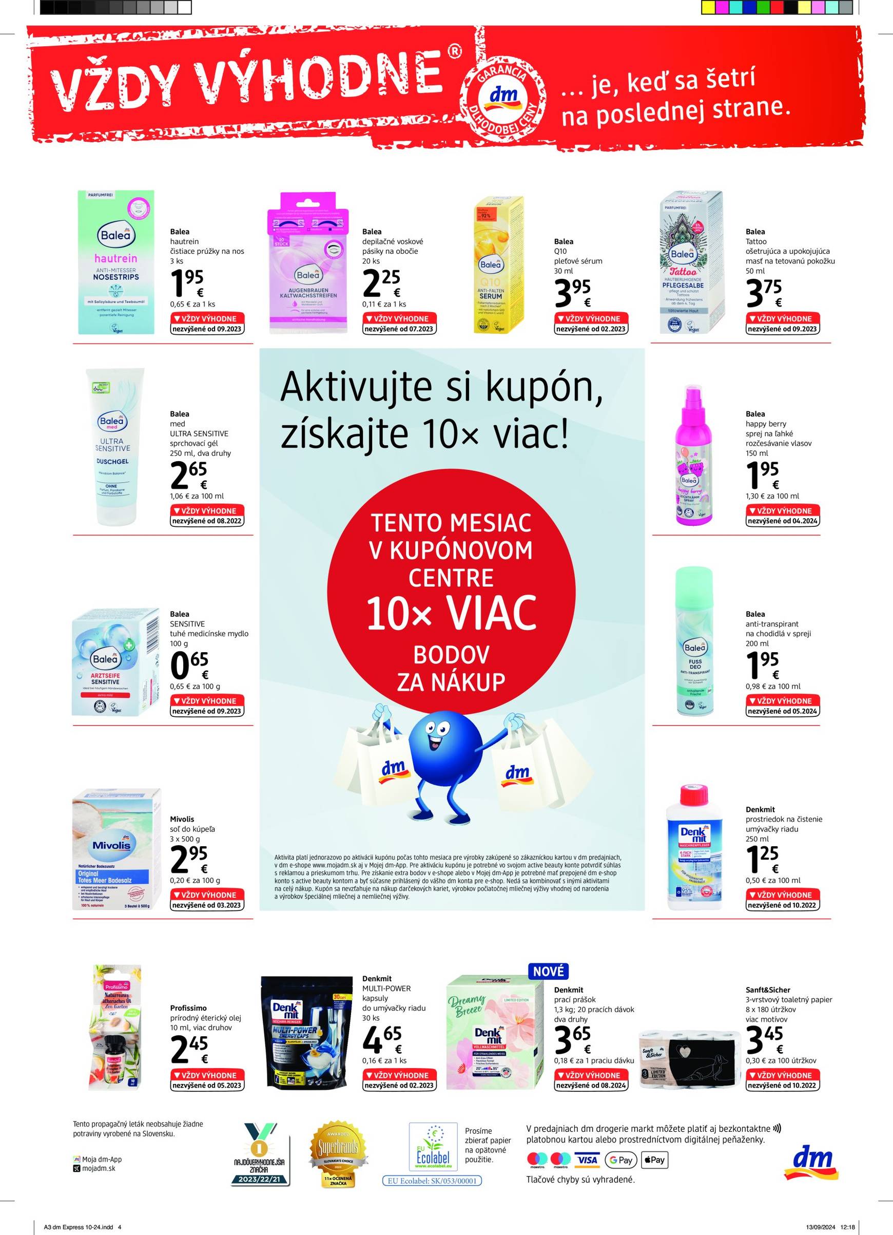 dm drogerie markt - Journal active beauty leták platný od 01.10. - 31.10. 4