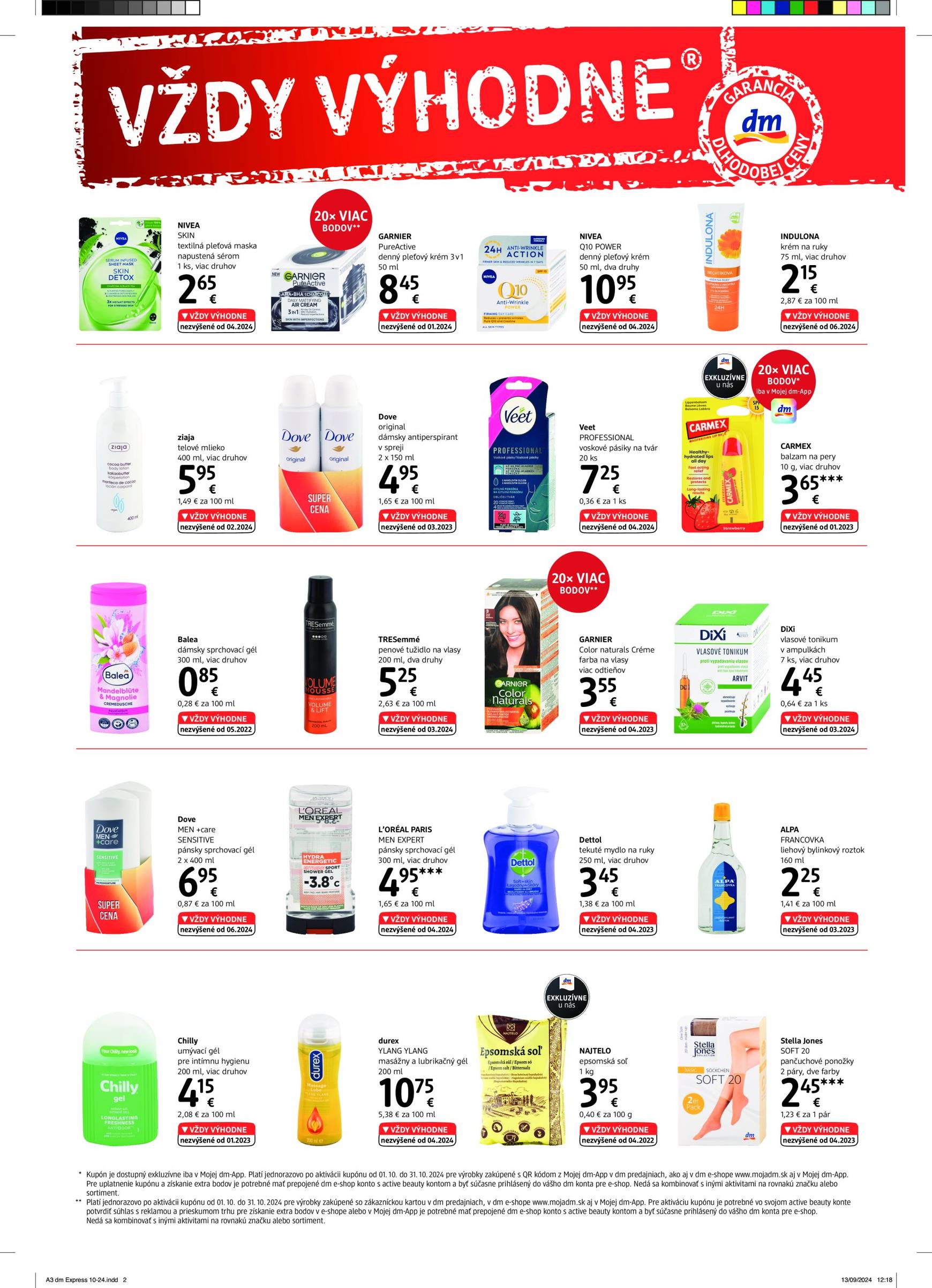 dm drogerie markt - Journal active beauty leták platný od 01.10. - 31.10. 2