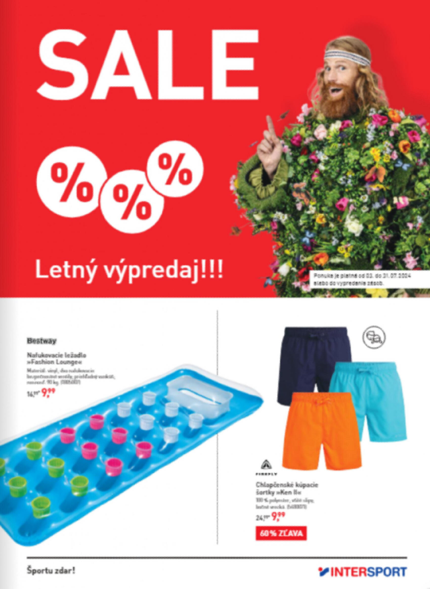 Intersport leták platný od 03.07. - 31.07.