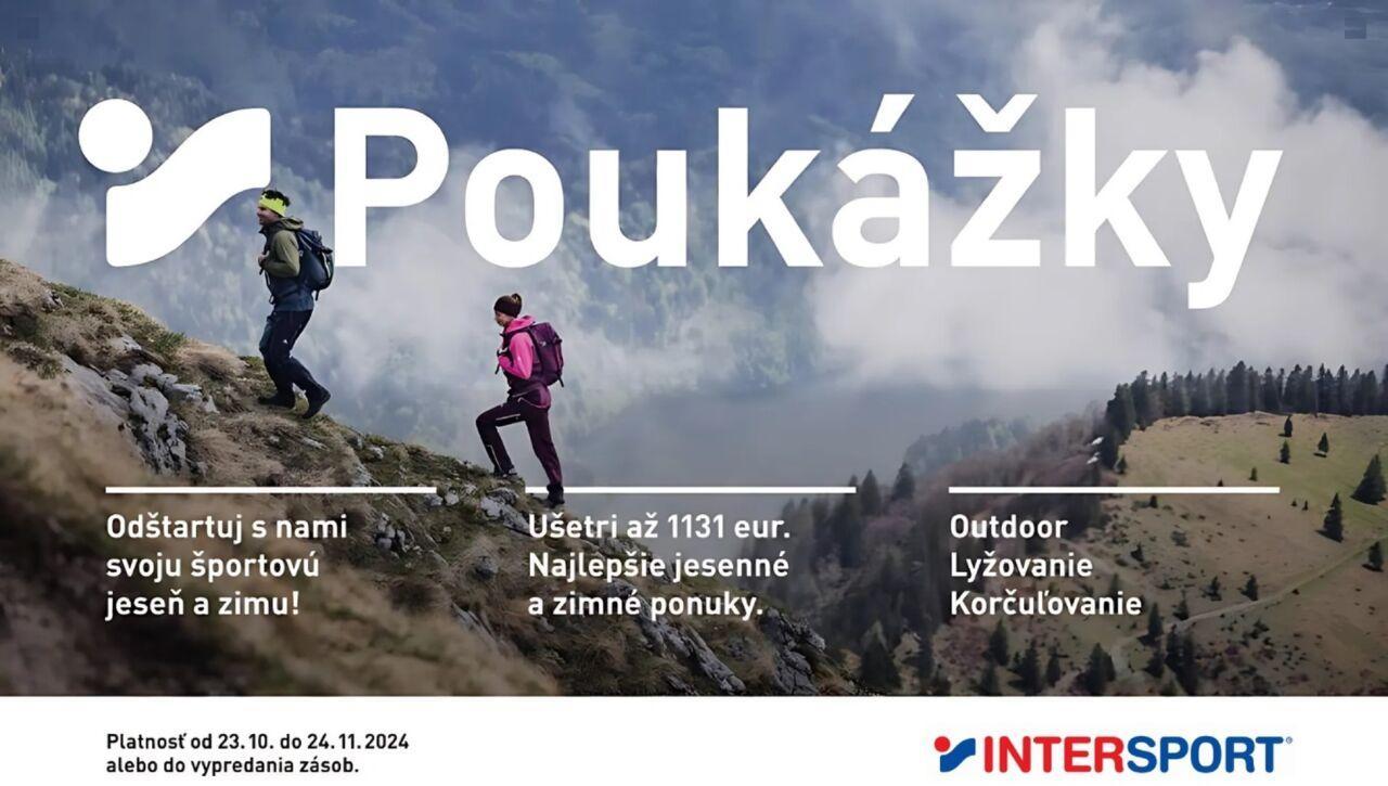 Intersport zľavové poukážky 23.10.2024 - 24.11.2024