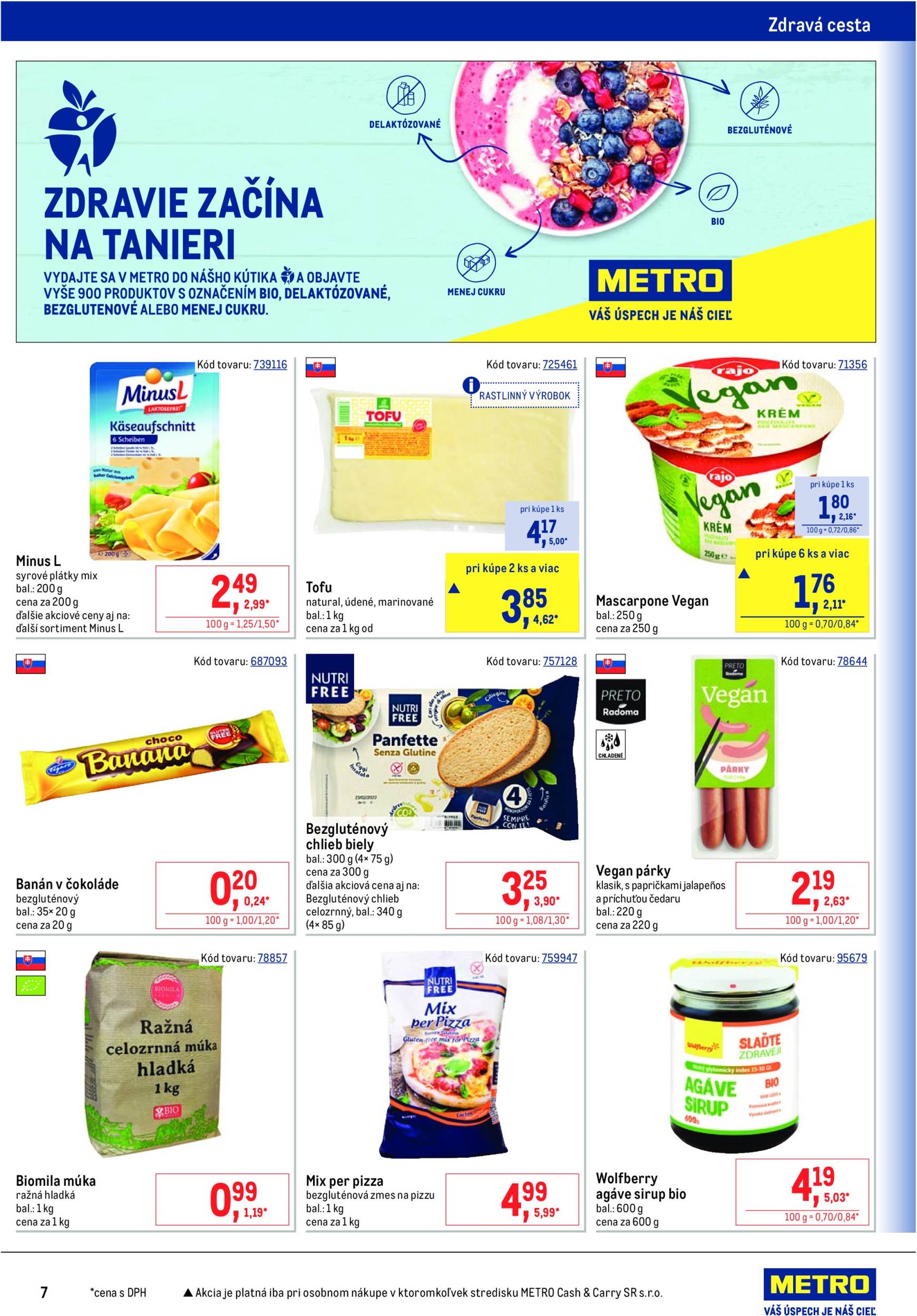 Metro - Gastronómia leták platný od 06.11. - 19.11. 7