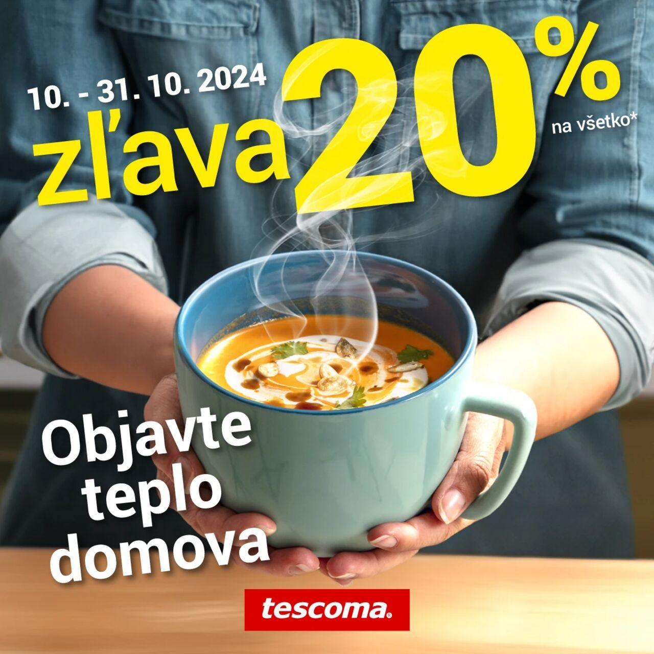 TESCOMA zľava 20 % na všetko 10.10.2024 - 31.10.2024