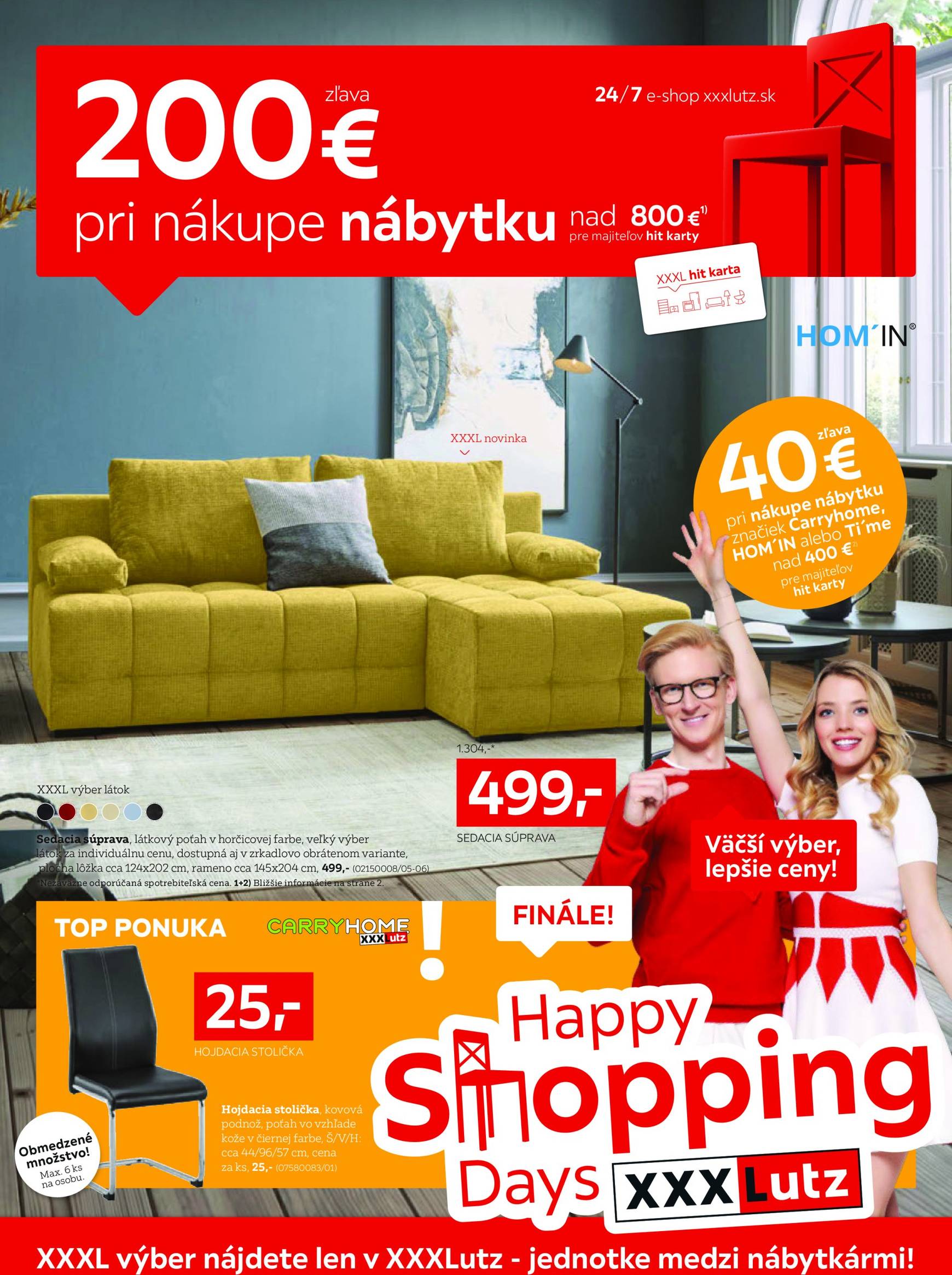 XXXLutz - Happy Shopping Days leták platný od 28.10. - 10.11.