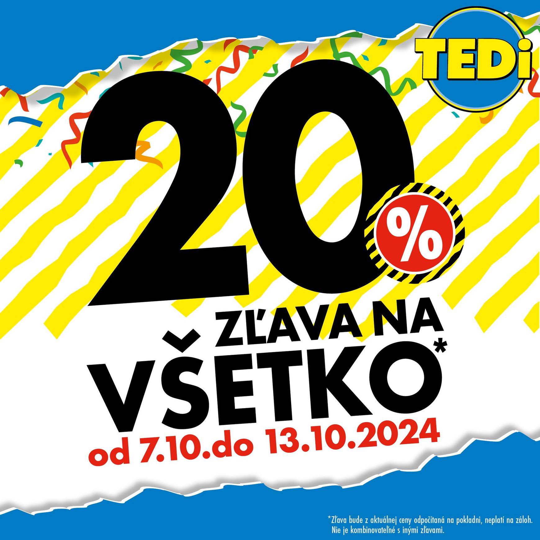 TEDi leták platný od 07.10. - 13.10.