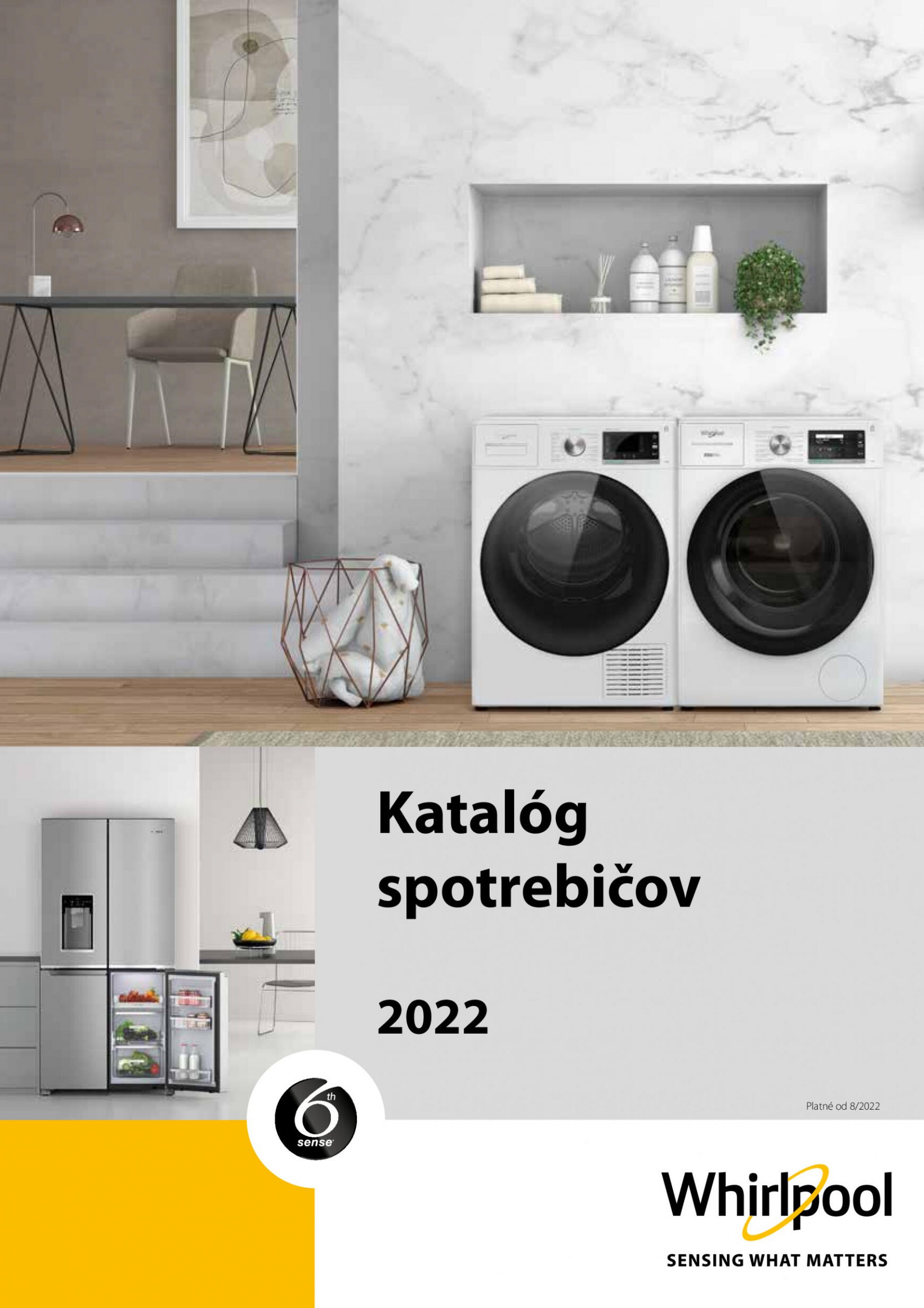 Katalóg spotrebičov Whirlpool 2022