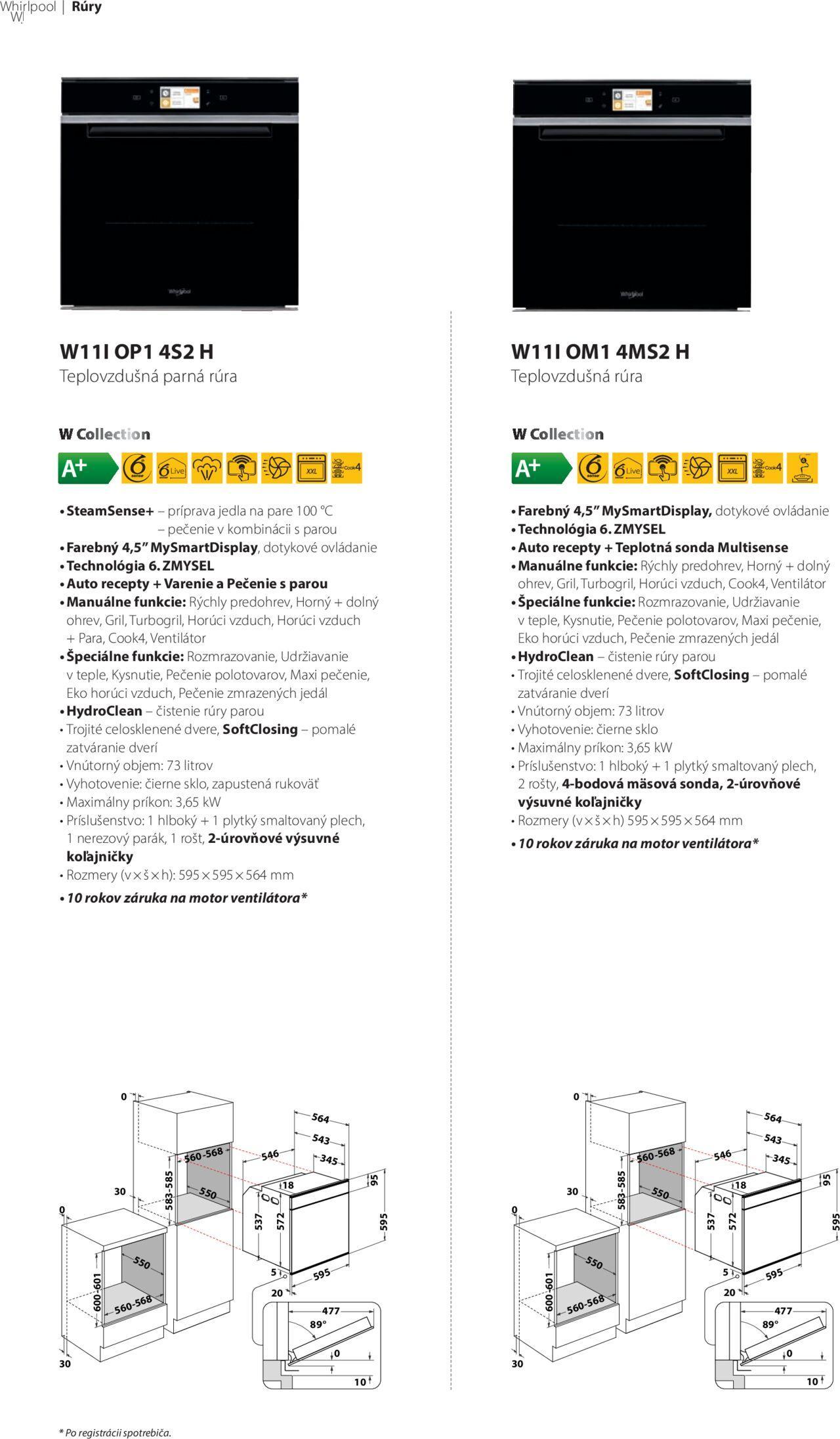 Whirlpool katalóg vstavaných spotrebičov od štvrtka 25.01.2024 42