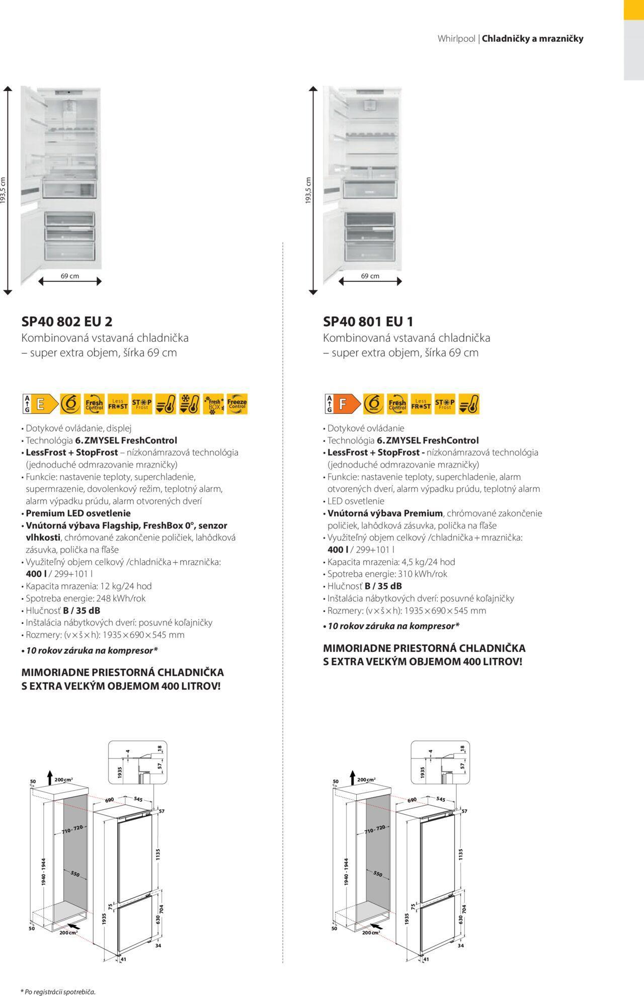 Whirlpool katalóg vstavaných spotrebičov od štvrtka 25.01.2024 276