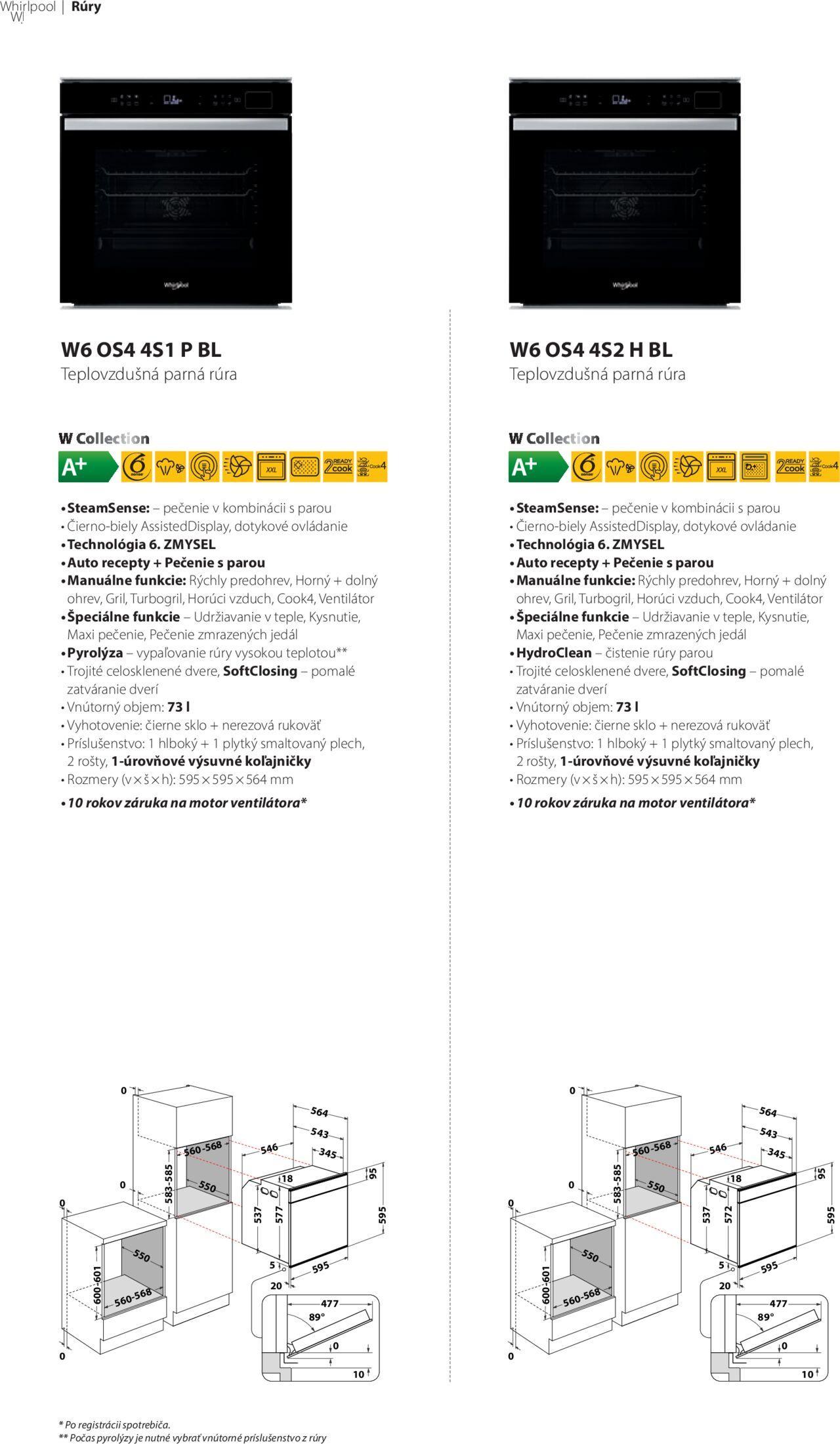 Whirlpool katalóg vstavaných spotrebičov od štvrtka 25.01.2024 50