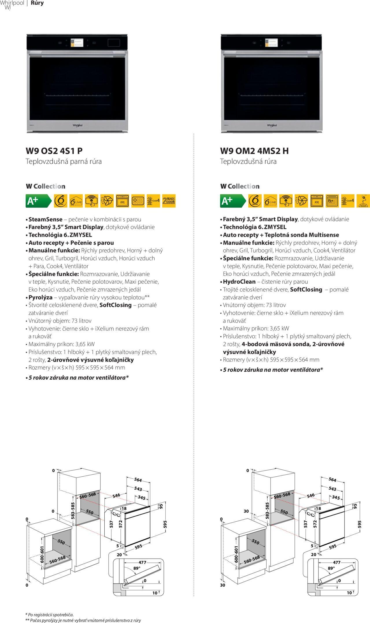 Whirlpool katalóg vstavaných spotrebičov od štvrtka 25.01.2024 44