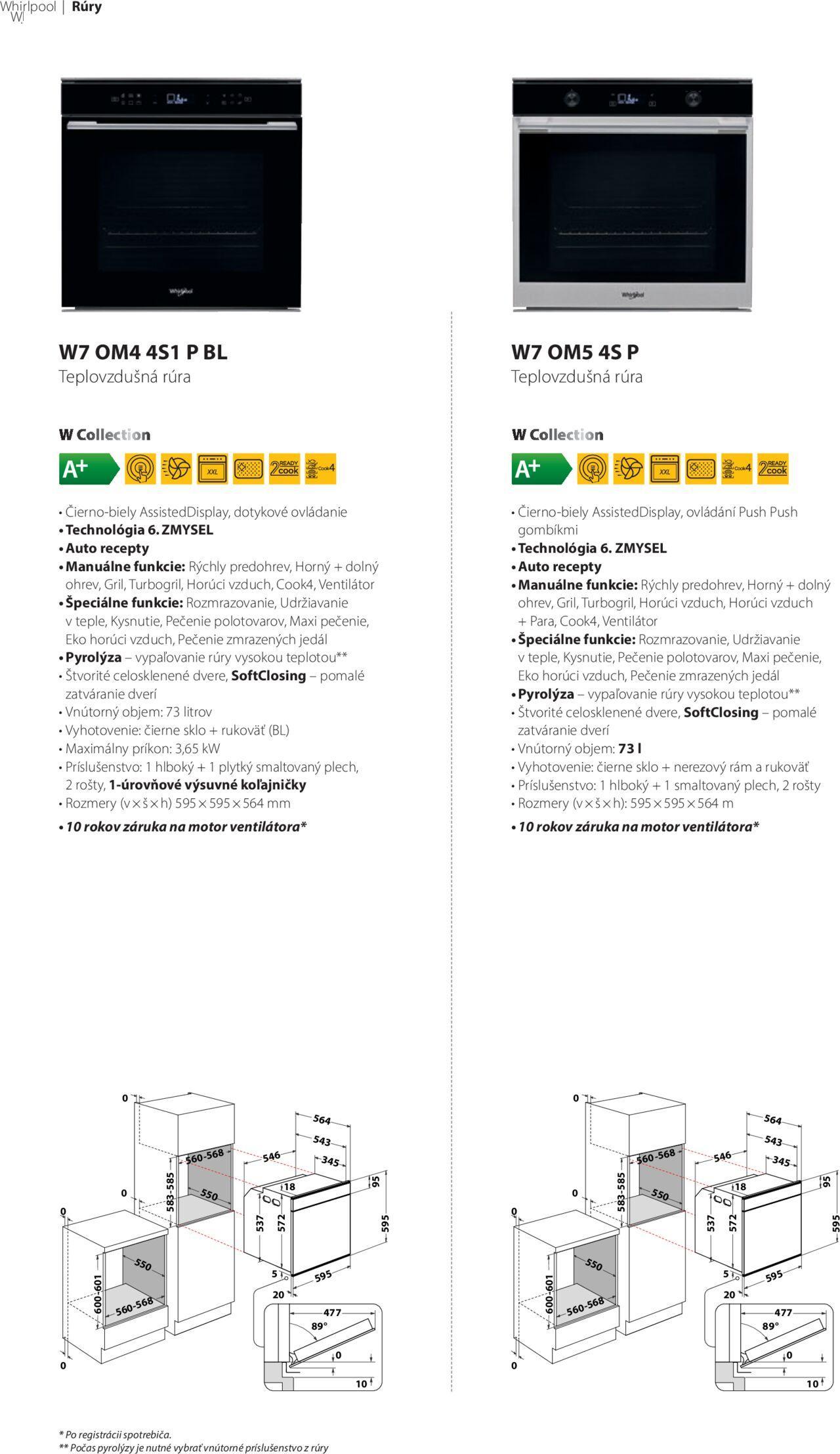 Whirlpool katalóg vstavaných spotrebičov od štvrtka 25.01.2024 48