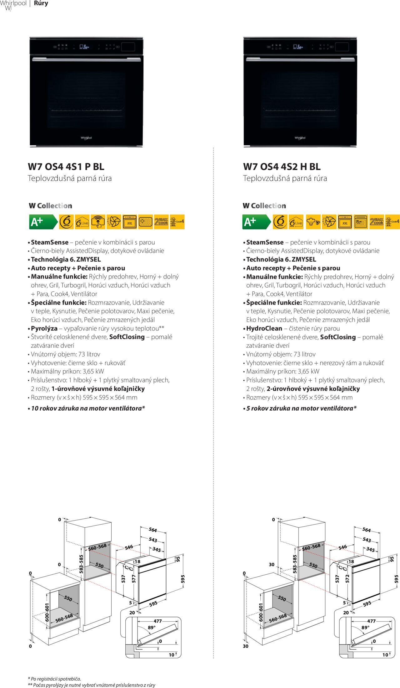 Whirlpool katalóg vstavaných spotrebičov od štvrtka 25.01.2024 46