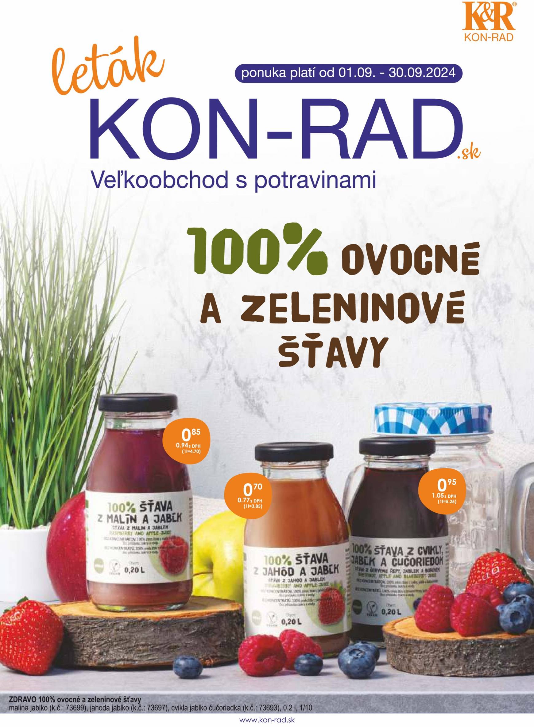 KON - RAD leták platný od 01.09. - 30.09.