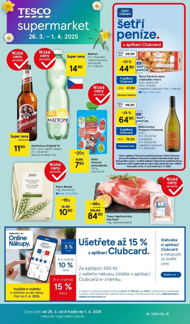 Tesco Leták