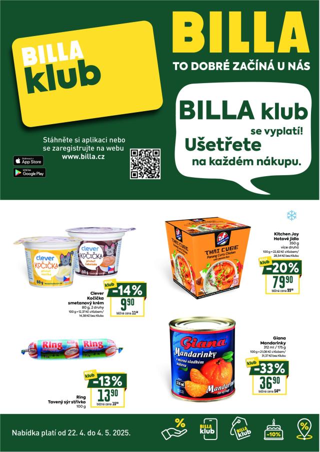 Billa katalog