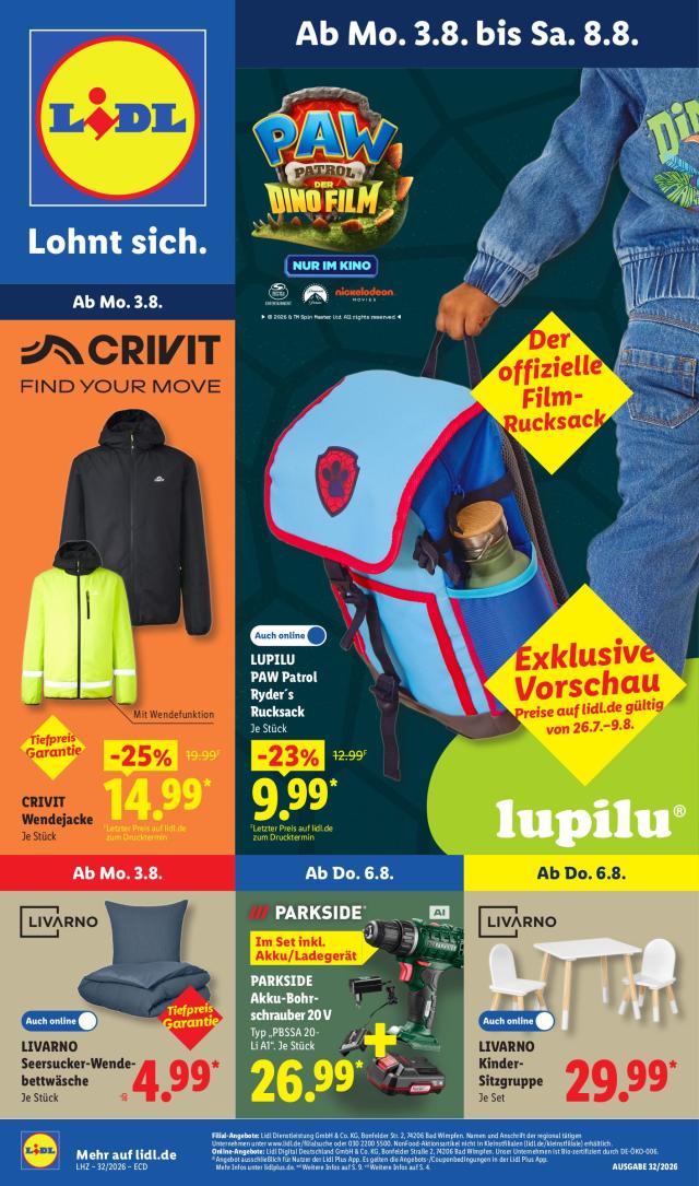 LIDL Werbebroschüre