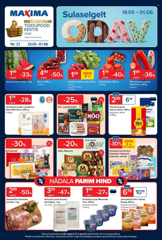 MAXIMA kampaaniad, uusimad lehikud ja lahtiolekuajad | PromoKliendileht.ee