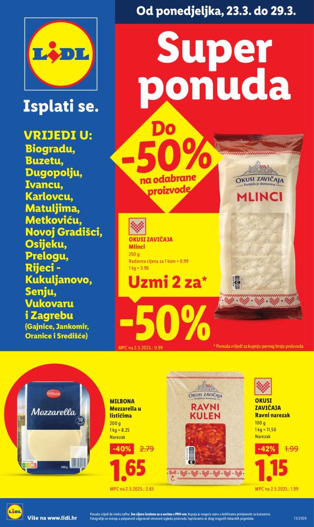 LIDL katalog