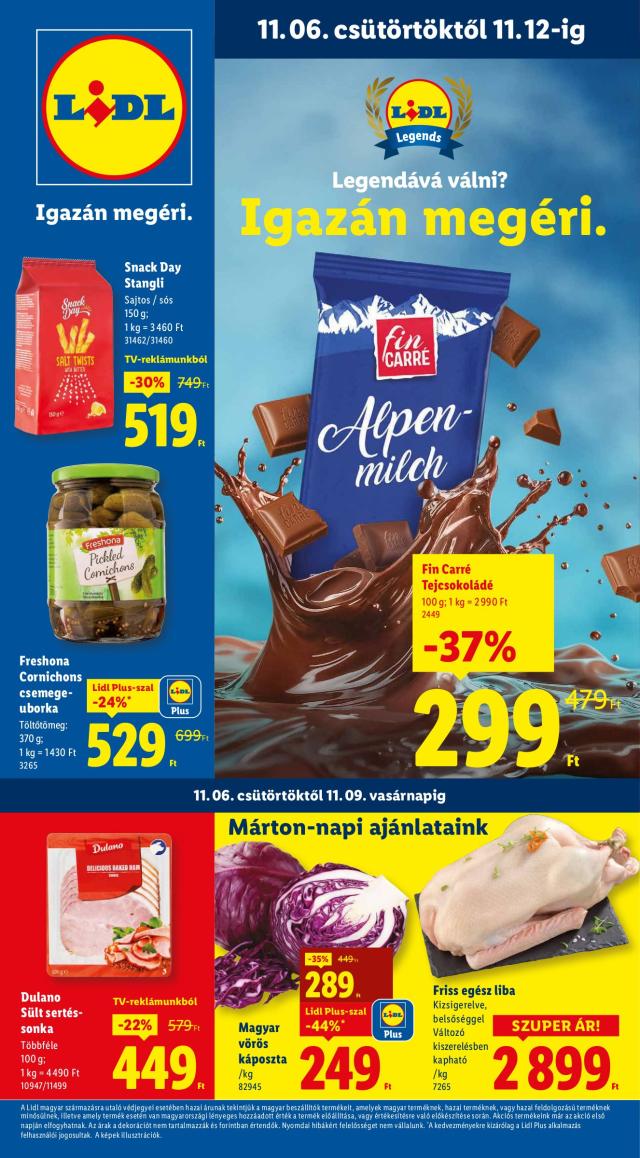 Lidl katalógus képe