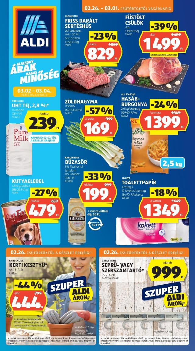 Aldi katalógus